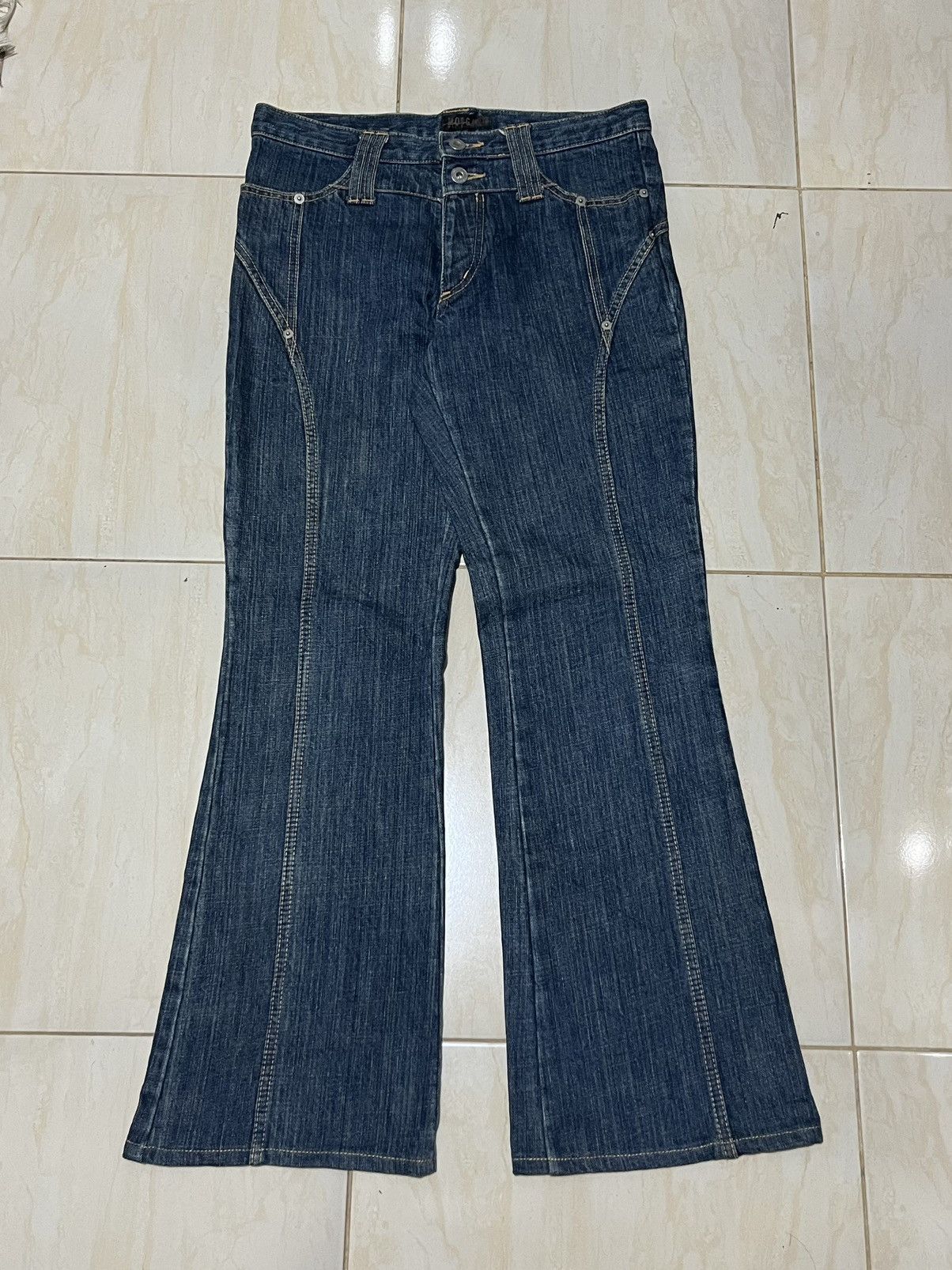 Japanese Brand Flare Jeans Morgan Homme De toi Size US 30 / EU 46 - 2 Thumbnail