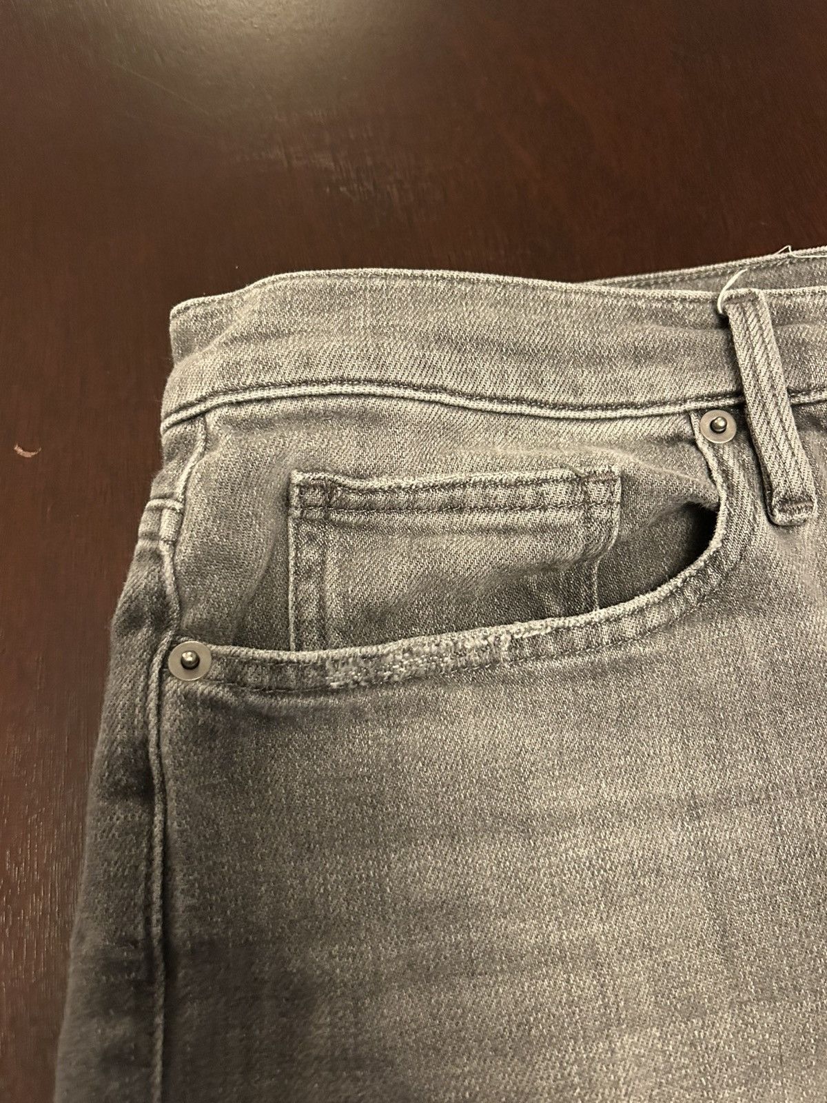 Frame Frame Grey Washed Denim Size US 32 / EU 48 - 3 Thumbnail