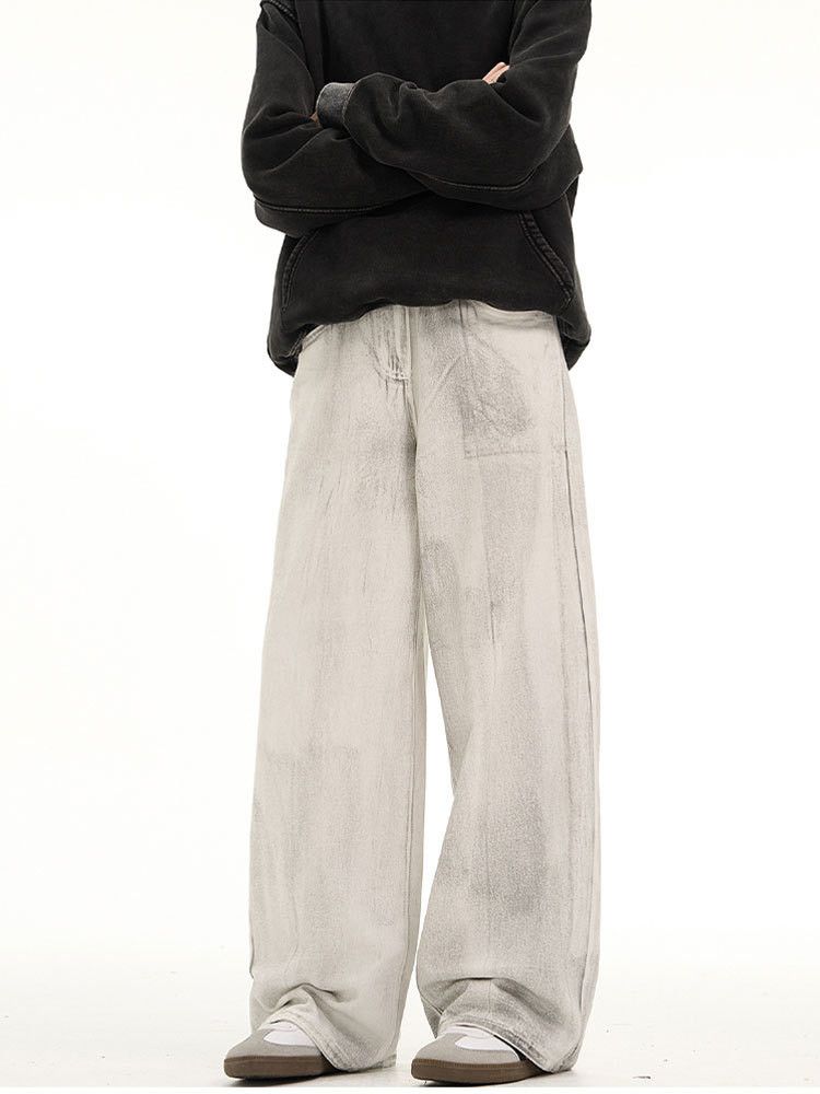 Japanese Brand × Jean Washed distressed loose vintage dirtyfit jeans Size US 32 / EU 48 - 2 Thumbnail