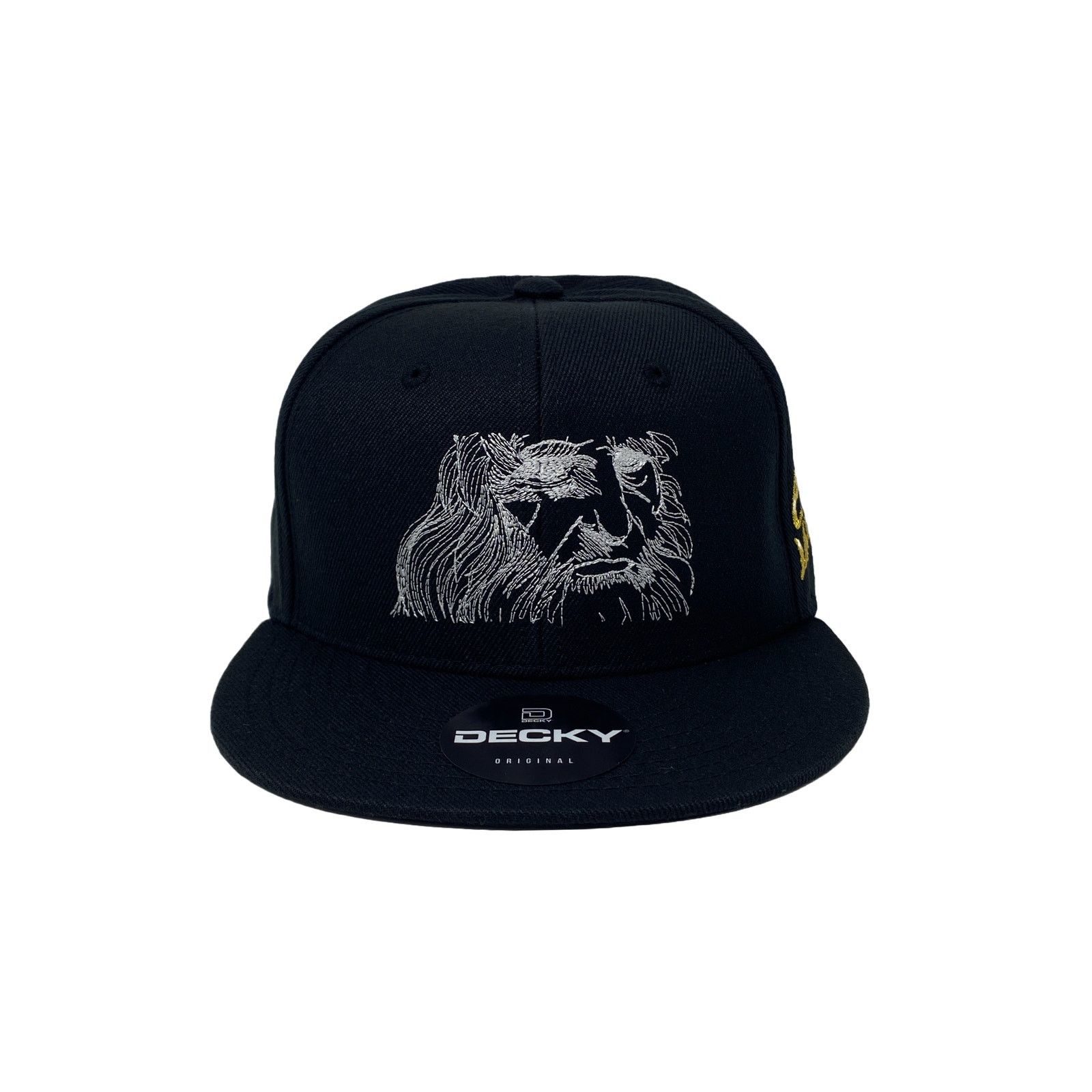 Other Leonardo Da Vinci Renaissance Scientist Snapback Hat All BLK Size ONE SIZE - 4 Thumbnail