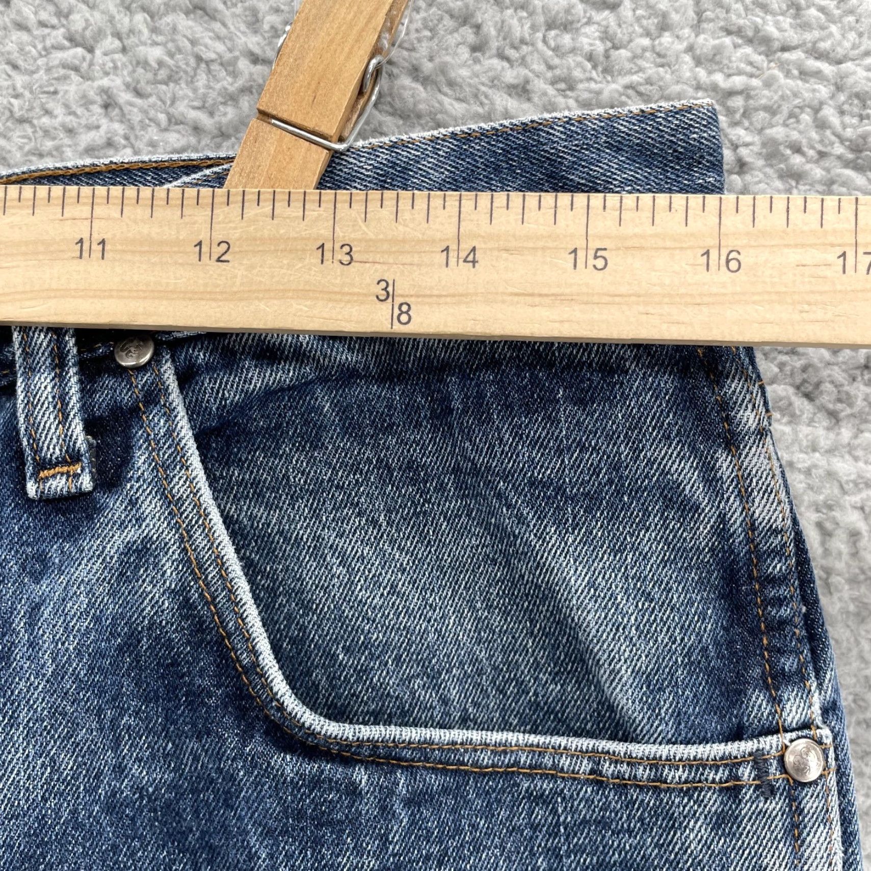 Wrangler Wrangler 20X Jeans Men 32x29 Western Workwear Cowboy Rodeo Competition Style 01 90s Mens Blue Cotton Denim 5-Pocket Relaxed Regular Straight Size US 32 / EU 48 - 3 Thumbnail