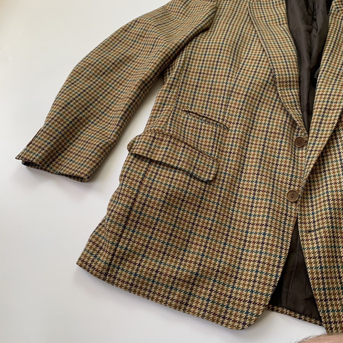 Burberry Vintage Burberrys Wool Blazer Jacket Size 46R - 9 Thumbnail