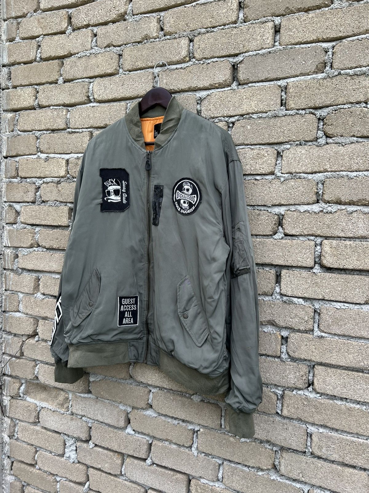 Japanese Brand B One Soul Duck Dude Bomber Jacket Size US XL / EU 56 / 4 - 4 Thumbnail