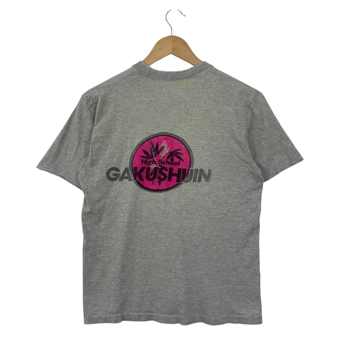 Vintage 90s GAKUSHUIN HIGH SCHOOL Japan Short Sleeve Tshirt