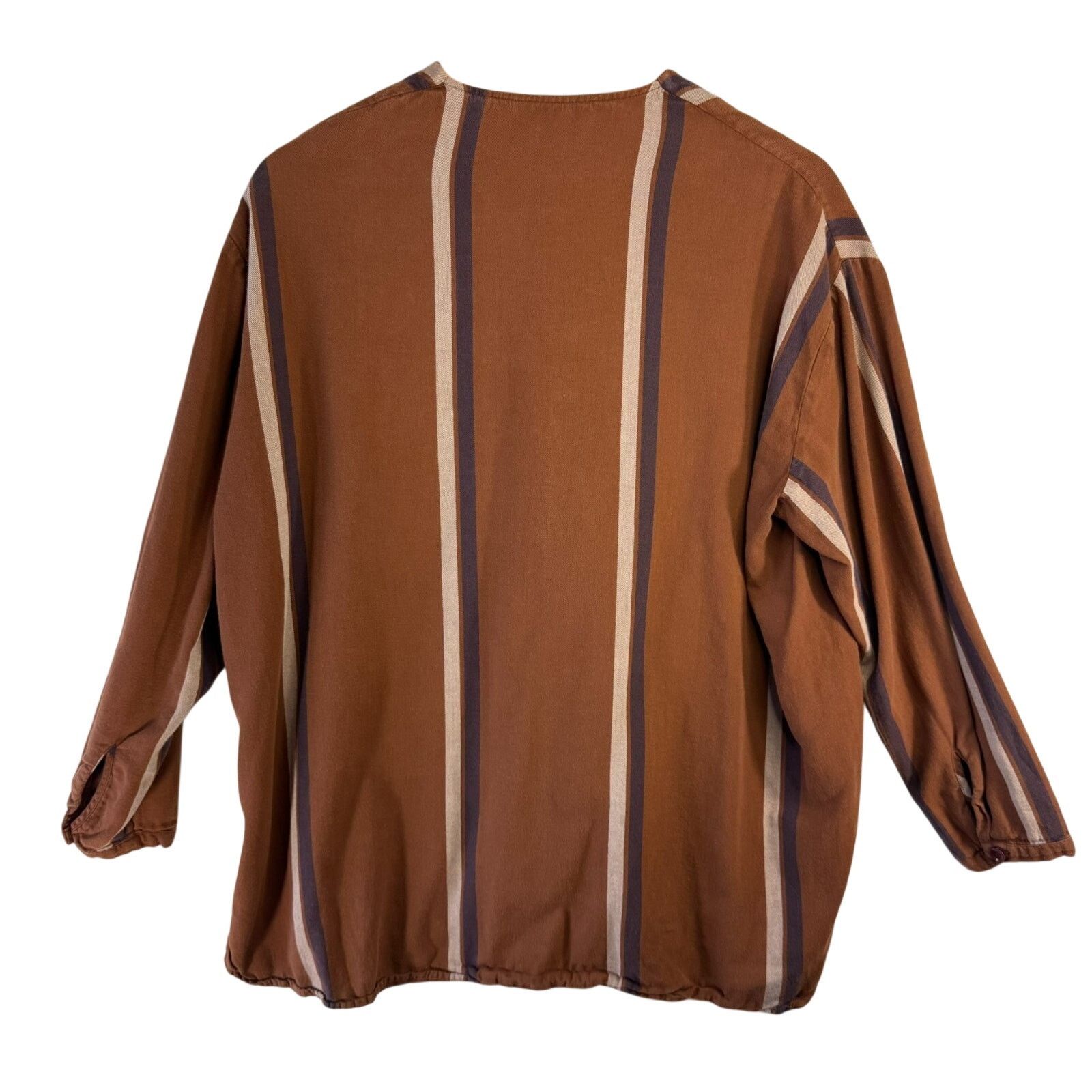 Rock Revival Roucha Striped Blouse Long Sleeve size BB (6-8) Size S / US 4 / IT 40 - 6 Thumbnail