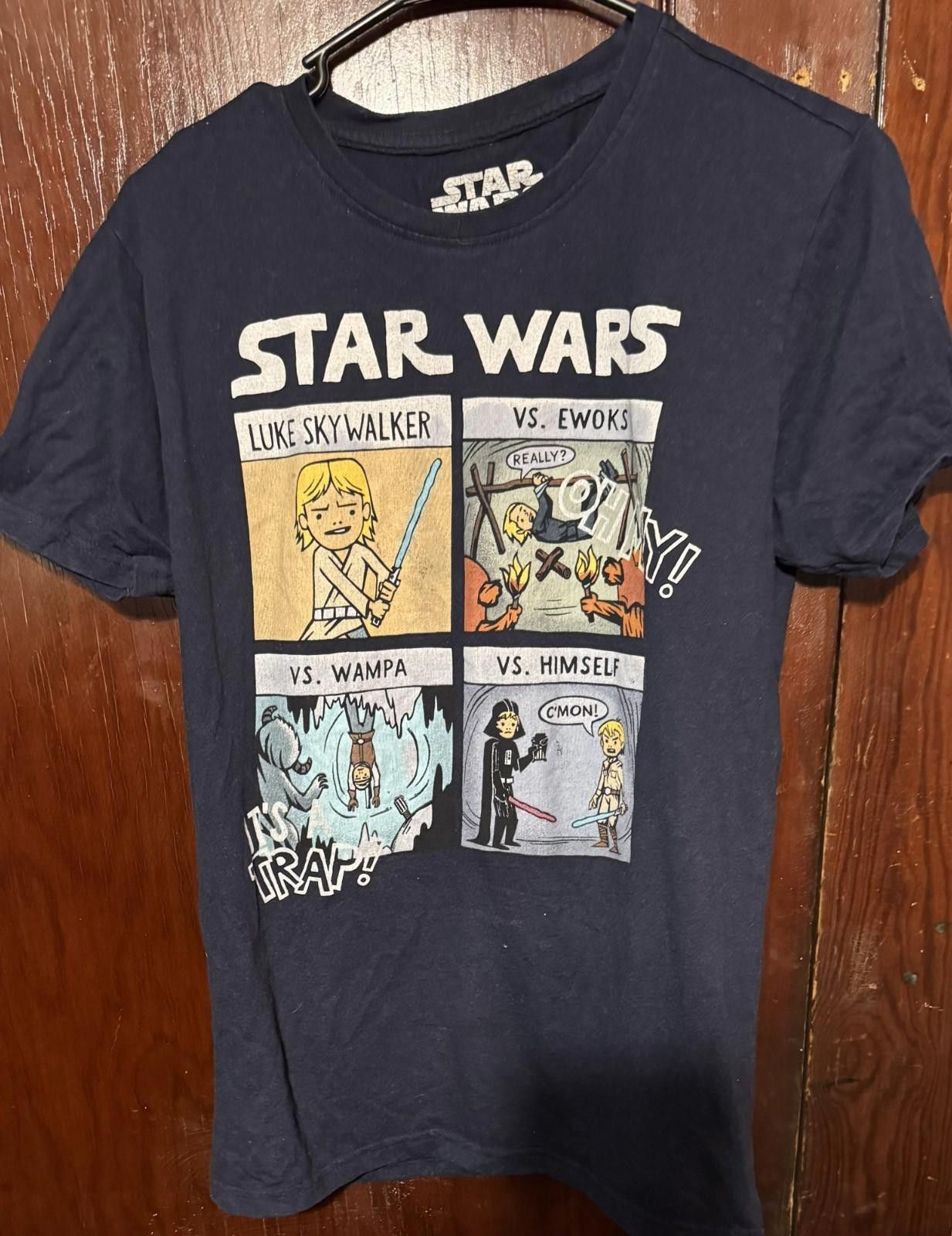 Star Wars Star Wars Logo Animated Luke Skywalker T Shirt Men Sz M Blue Size US M / EU 48-50 / 2 - 1 Thumbnail
