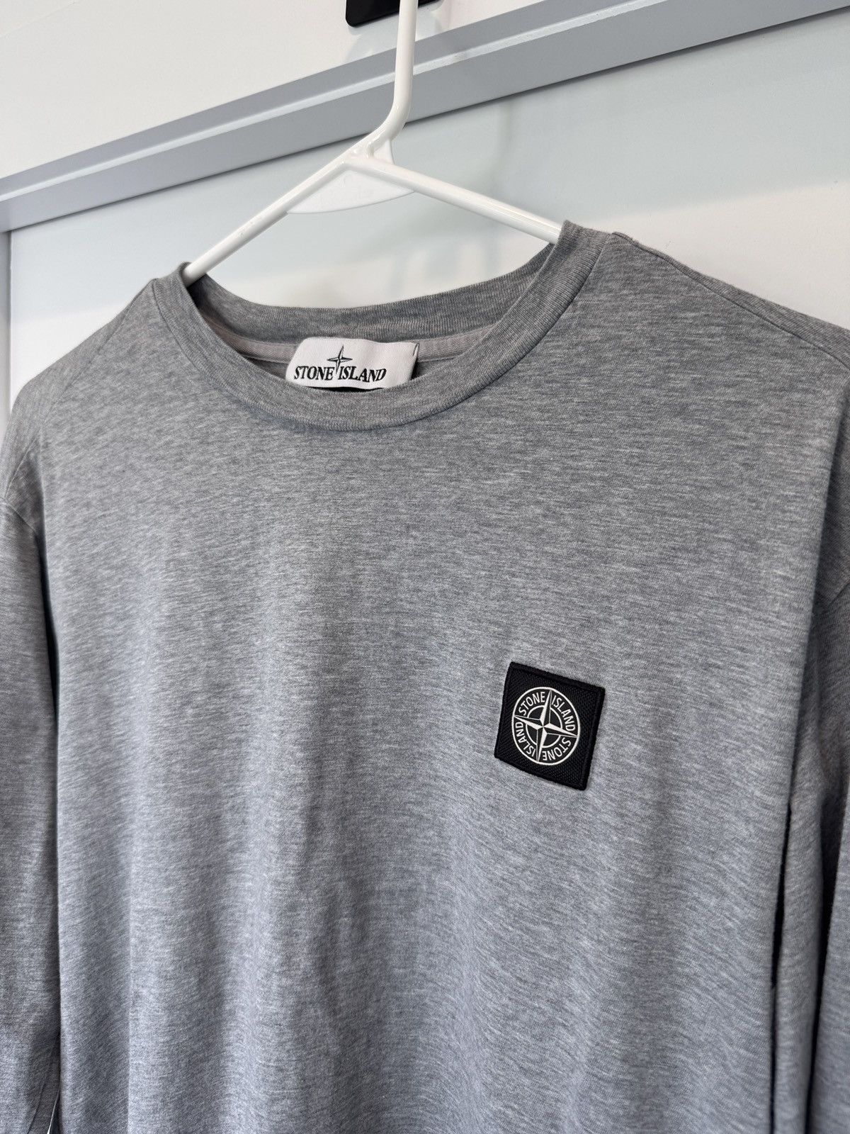 Stone Island Stone Island Mens Gray Patch ProgramLS Tee Size M (fits S) Size US M / EU 48-50 / 2 - 4 Thumbnail