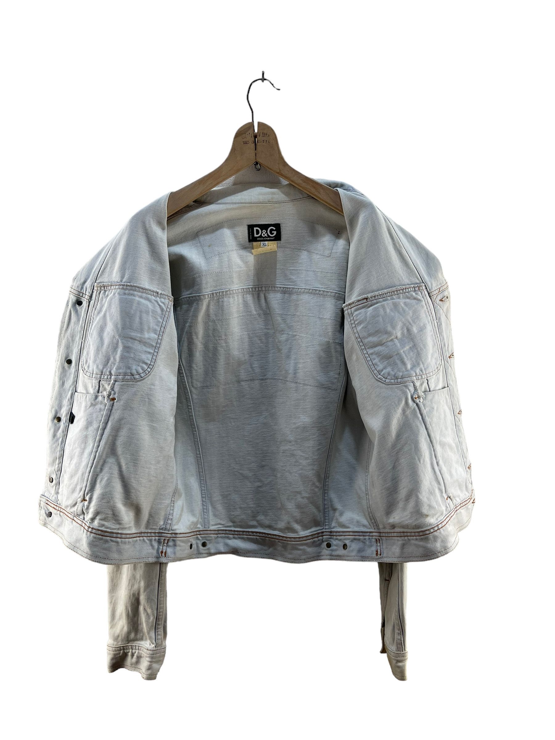 Dolce & Gabbana Follow Me Good Ideas Forever by Dolce & Gabbana Denim Jacket Size XL / US 12-14 / IT 48-50 - 3 Thumbnail