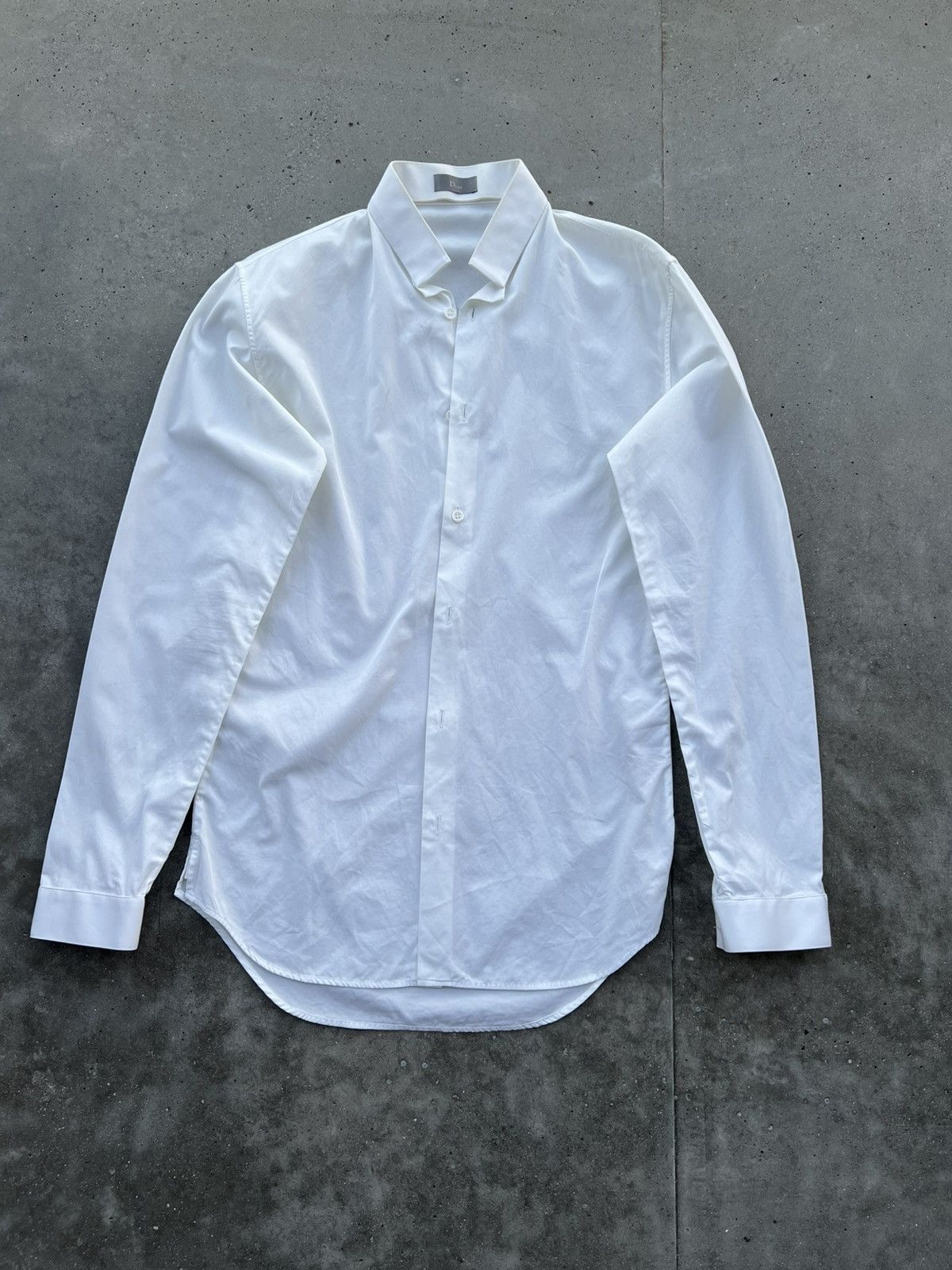 Dior Dior white button up shirt designer S 37 Size US S / EU 44-46 / 1 - 1 Thumbnail