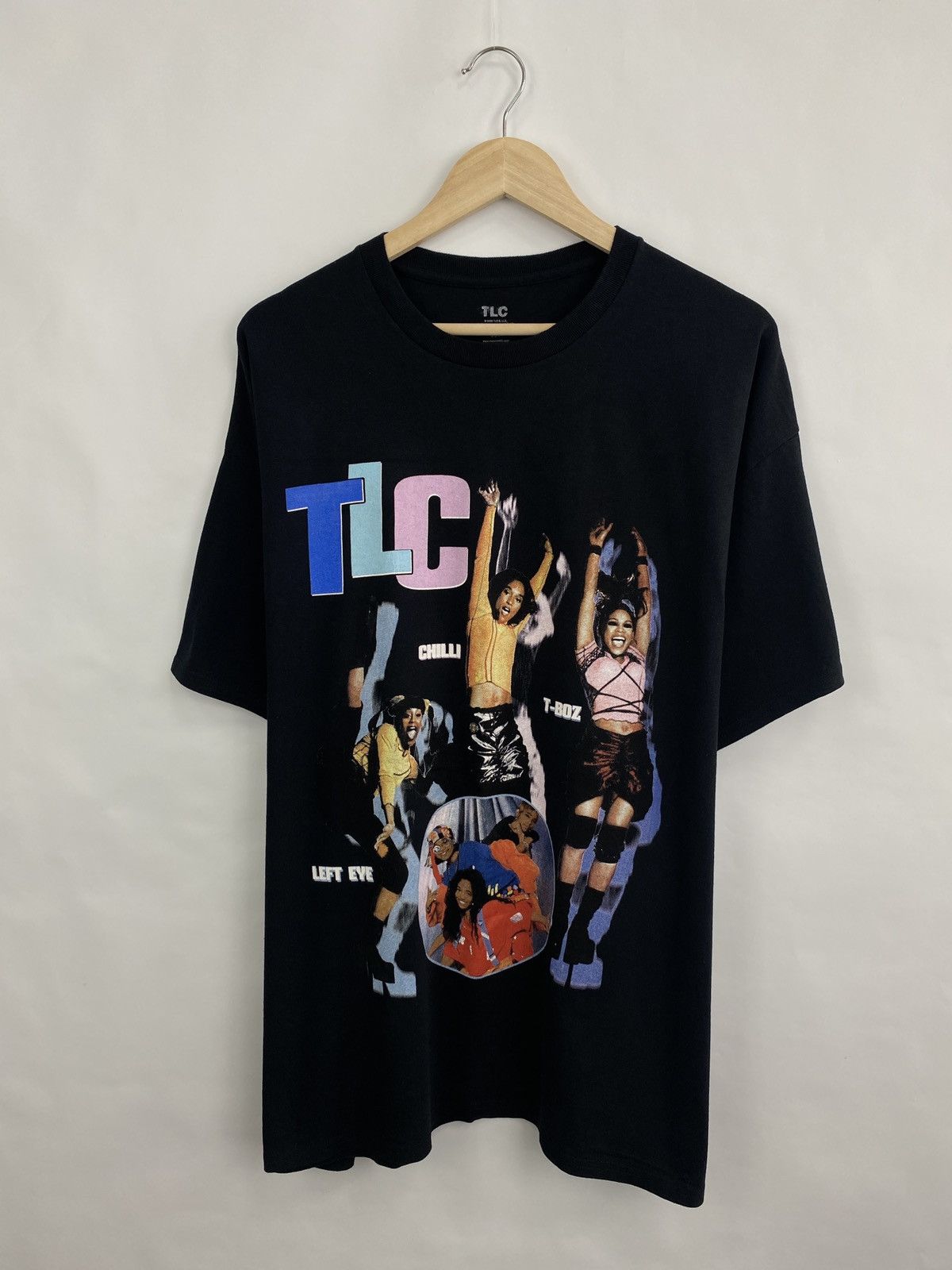 Band Tees × Rap Tees × Vintage 🇺🇸 Vintage Y2K TLC Crazy Sexy Cool Black Rap T-Shirt Rare Size US L / EU 52-54 / 3 - 3 Thumbnail