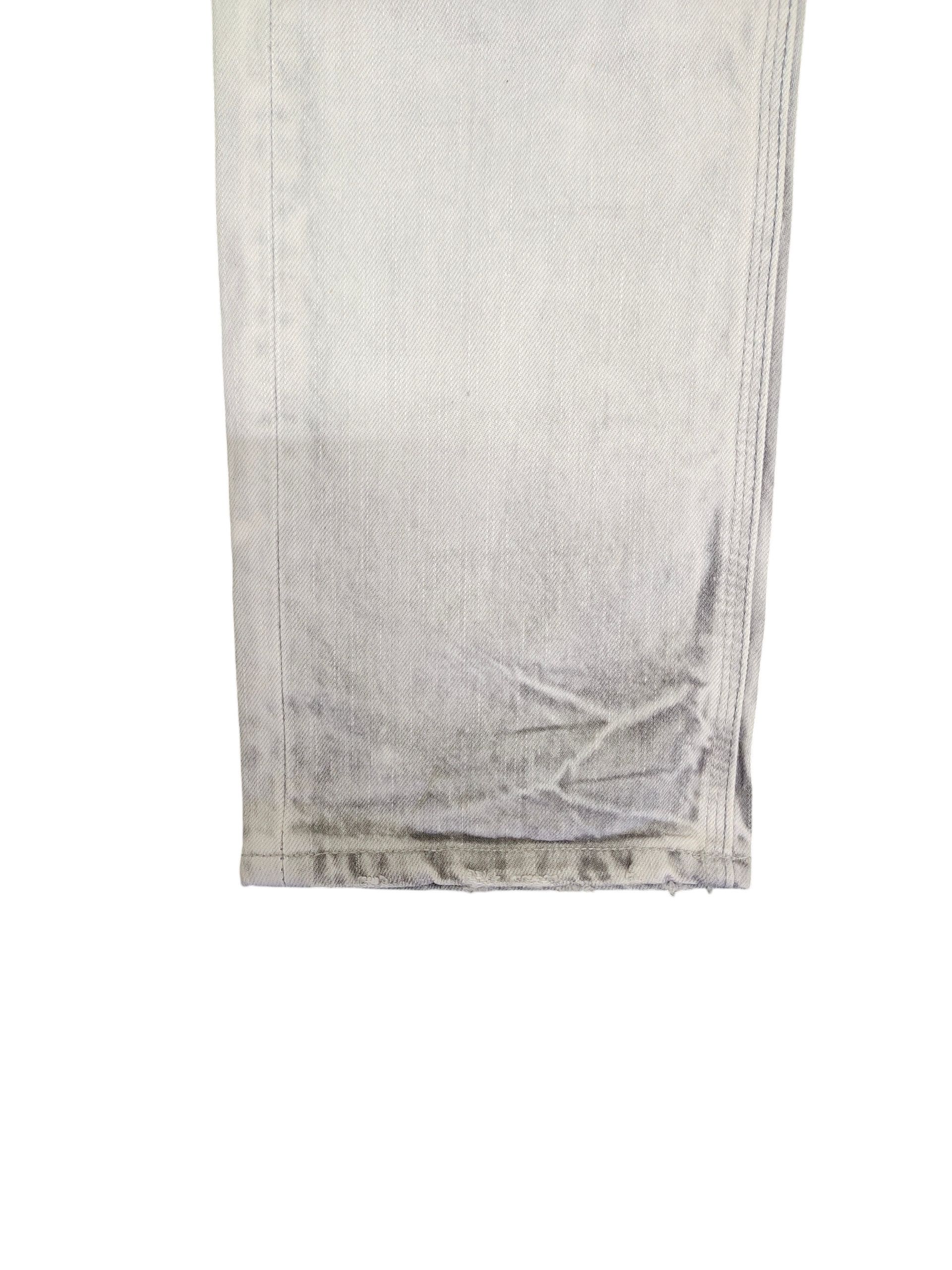 Neil Barrett Neil Barret Bleach Wash Clawmark Distress Faded Denim Jeans Size US 32 / EU 48 - 6 Thumbnail