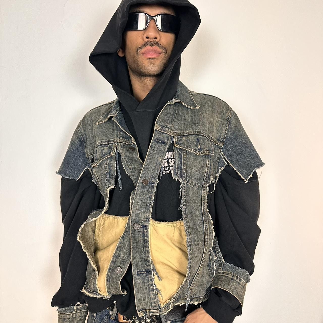 Gap ASTROBOI* GAP DECONSTRUCTED SAMURAI BLUE DENIM JACKET XL Size US XL / EU 56 / 4 - 1 Thumbnail