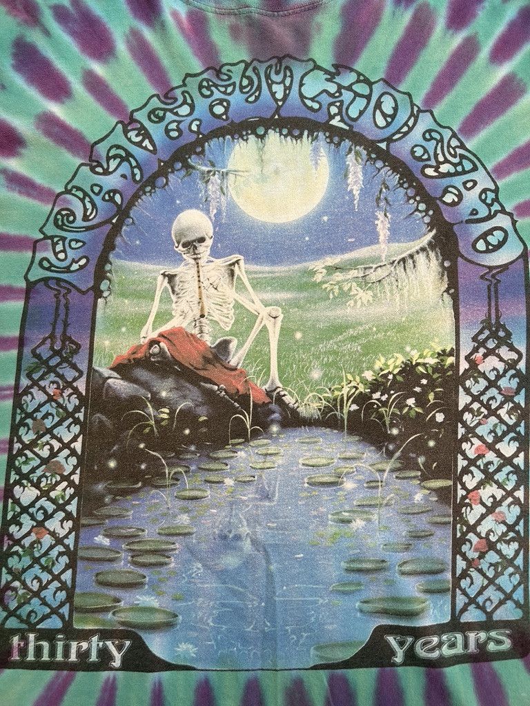 Vintage Vintage 1995 Grateful Dead 30 Years Stealie Head Skull XL Size US XL / EU 56 / 4 - 5 Thumbnail
