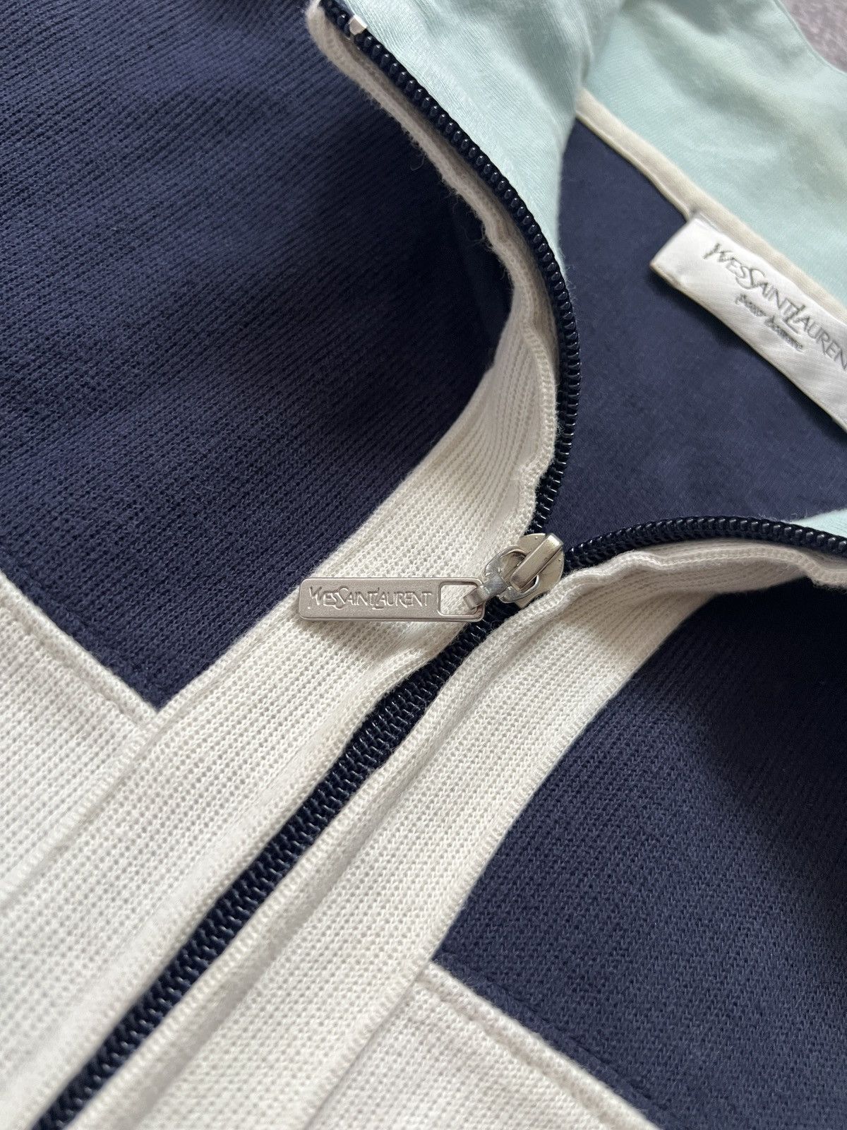 Yves Saint Laurent Vintage YSL Yves Saint Laurent Zip Up Hoodie Size US XL / EU 56 / 4 - 7 Thumbnail