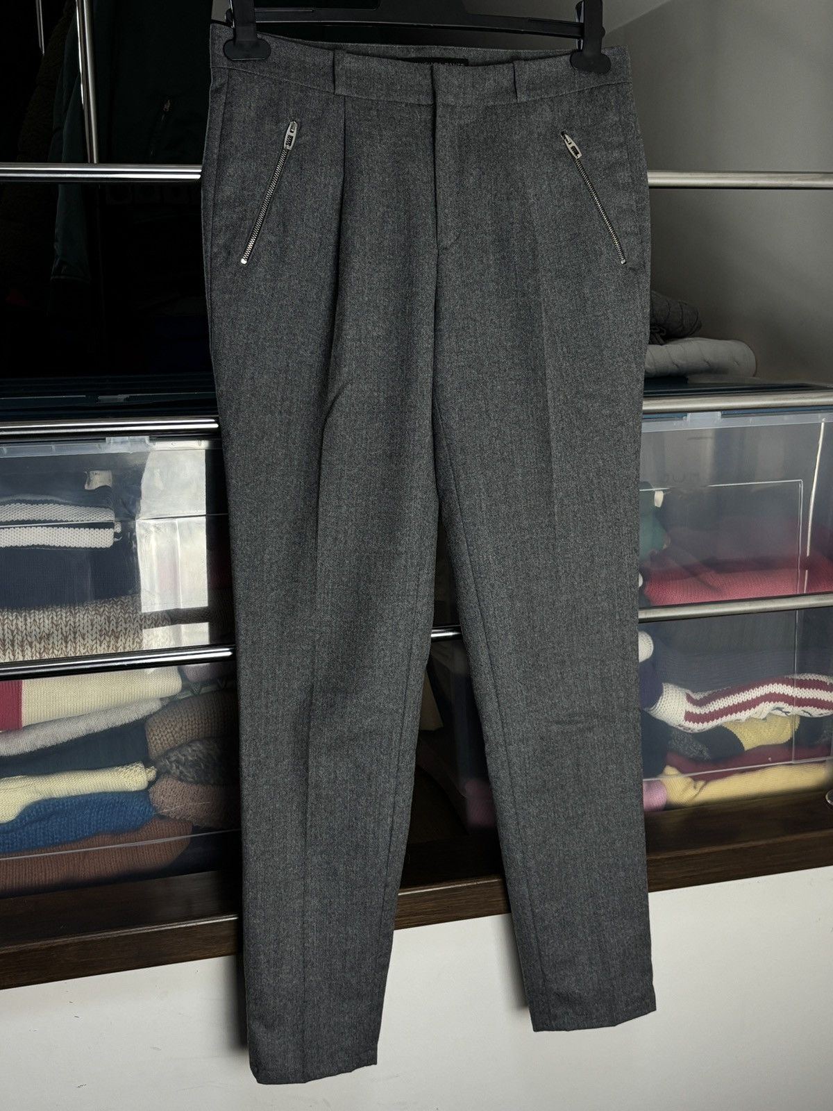 Balenciaga Balenciaga Vintage Wool Chino Pants Size 27" / US 4 / IT 40 - 2 Thumbnail