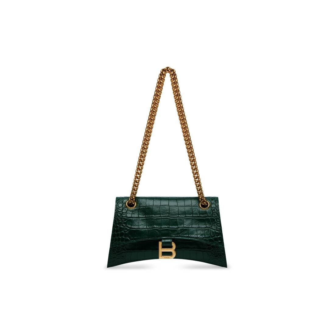o1la1rc1a0825 Size: OS / Crush Small Chain Bag Crocodile