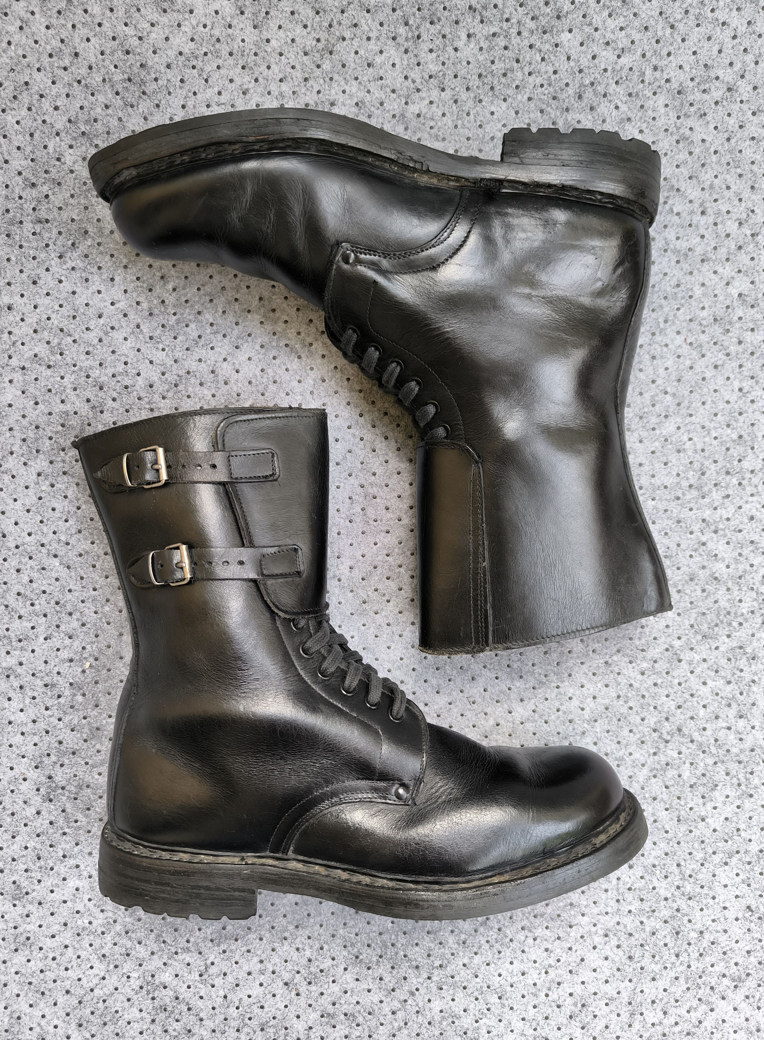 Vintage Vintage 1980 Italian military combat buckle boot DAVOS sole Size US 10 / EU 43 - 1 Thumbnail