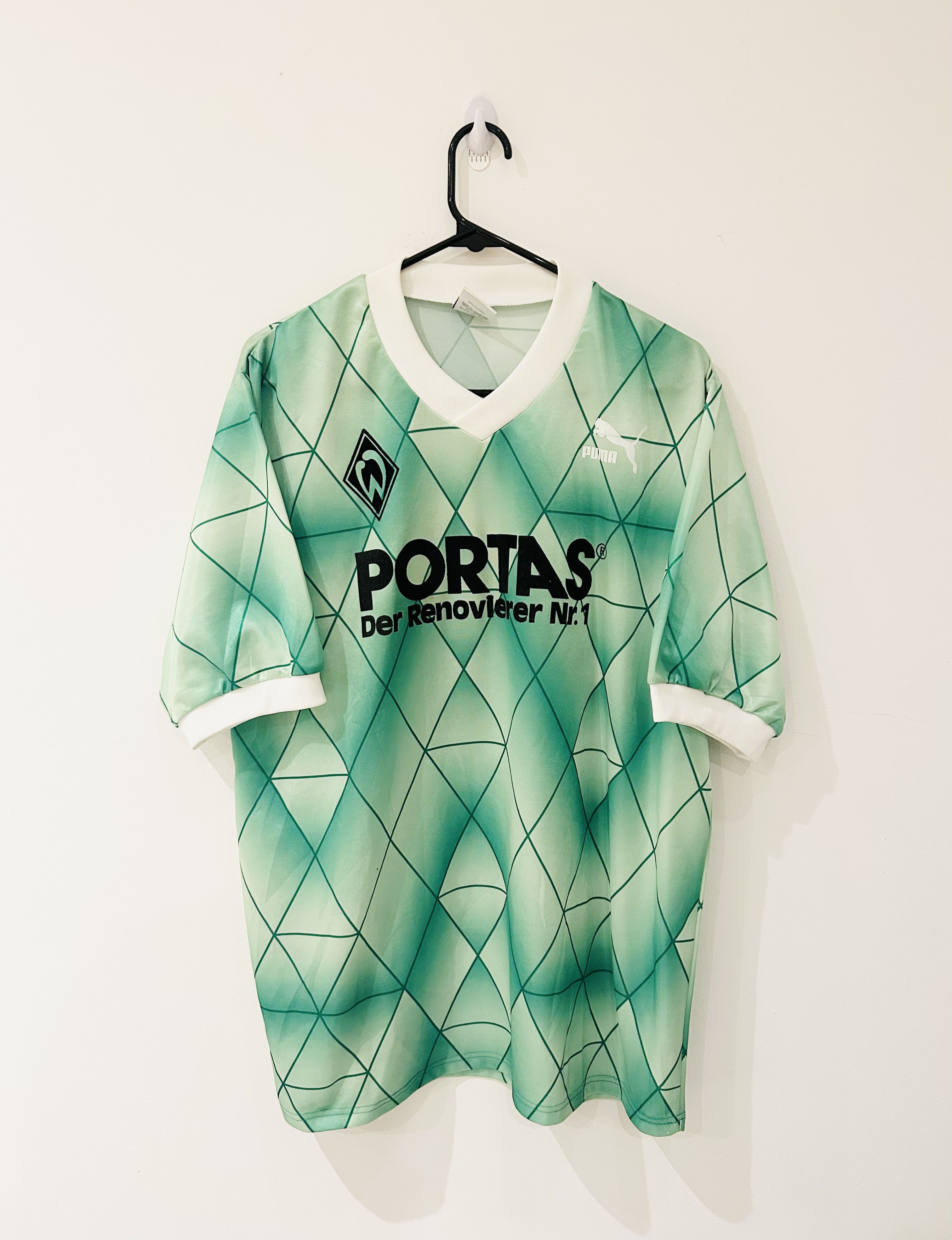 Puma × Vintage Werder bremen 1989/90 home jersey Size US XL / EU 56 / 4 - 1 Thumbnail