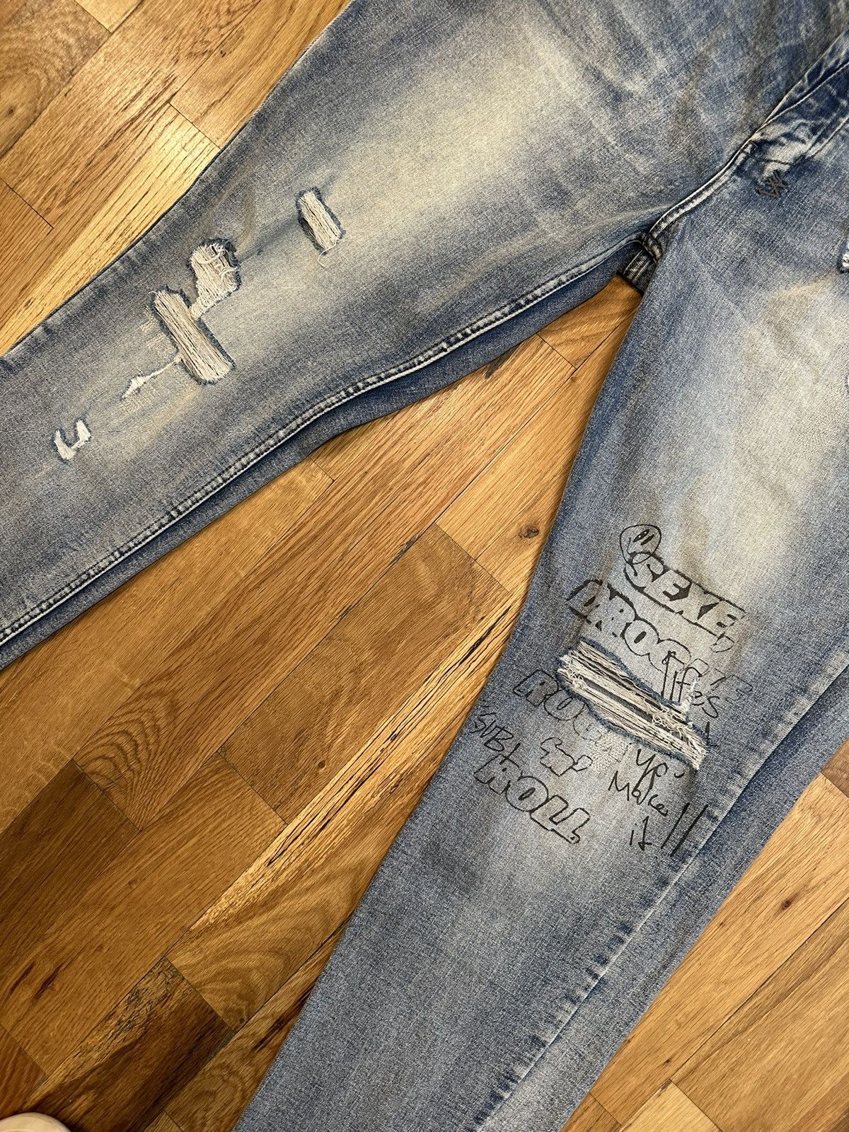 Ksubi Ksubi Sex Drugs Blue Denim Jeans Size 40 Size US 40 / EU 56 - 3 Thumbnail