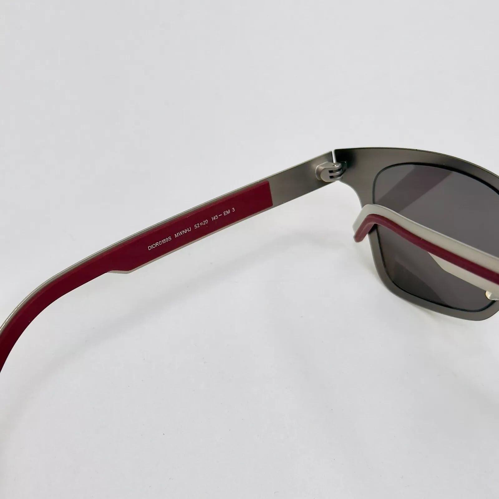 Christian Dior Monsieur CHRISTIAN DIOR HOMME 0189 Ruthenium Red Mirrored DIOR0189 Size ONE SIZE - 4 Thumbnail
