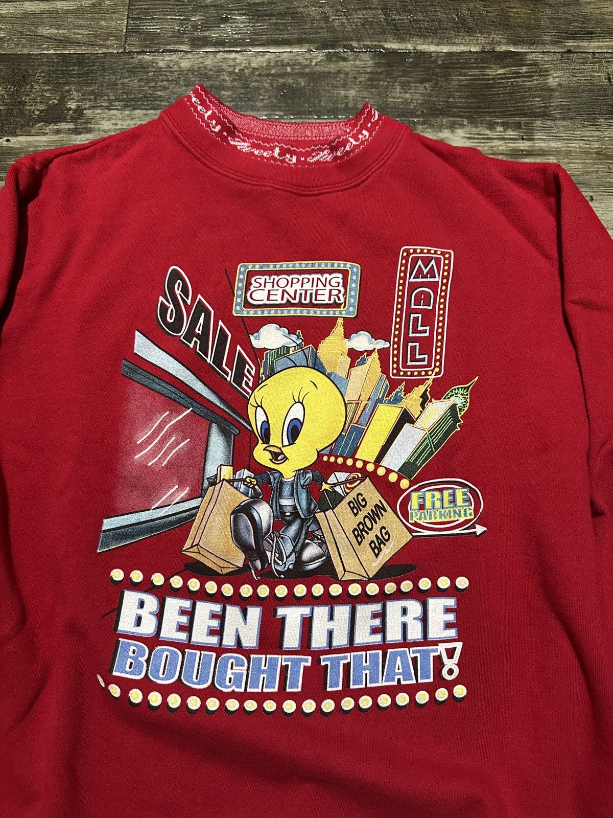 Vintage Looney Tunes Tweety “Been There Bought That” Sweatshirt Size XL / US 12-14 / IT 48-50 - 1 Thumbnail