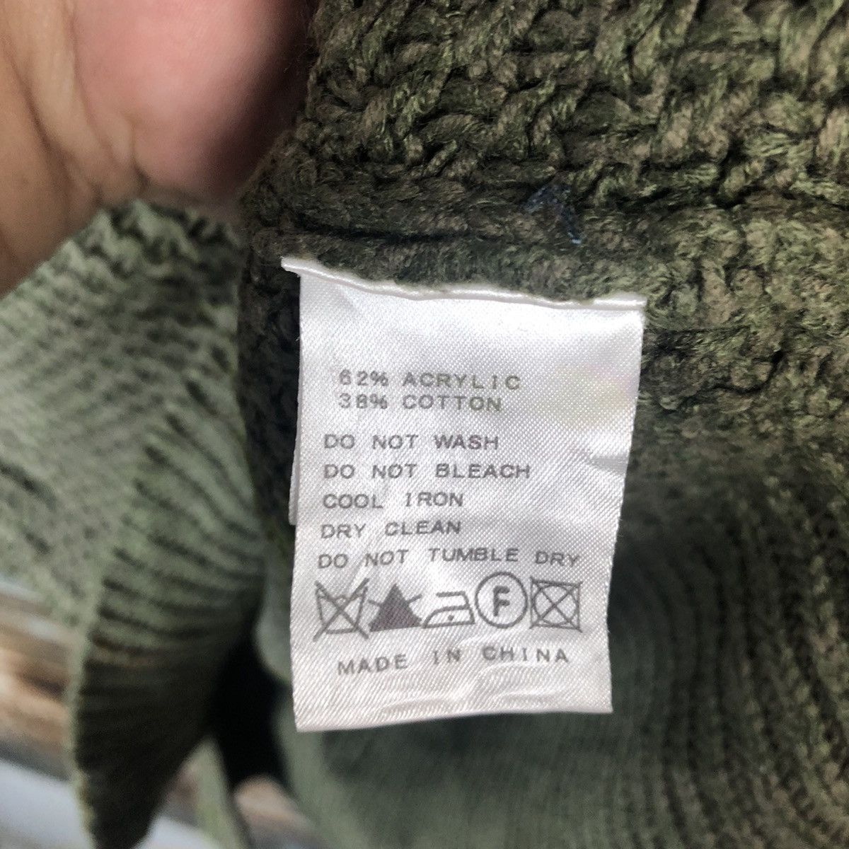 Homespun Knitwear Slobe Green vintage Knitwear #A1900 Size US M / EU 48-50 / 2 - 10 Thumbnail