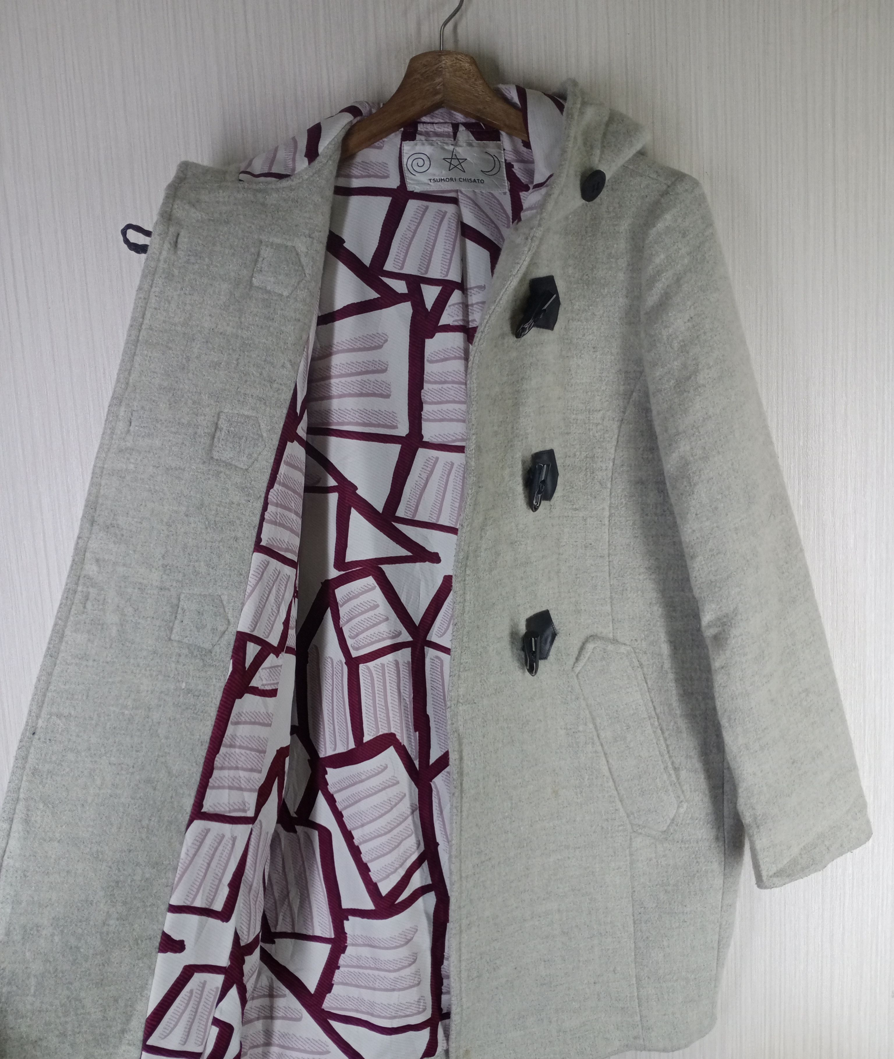 Issey Miyake Rare Vintage Tsumori Chisato ISSEY MIYAKE Wool Duffle Jacket Size US M / EU 48-50 / 2 - 2 Thumbnail
