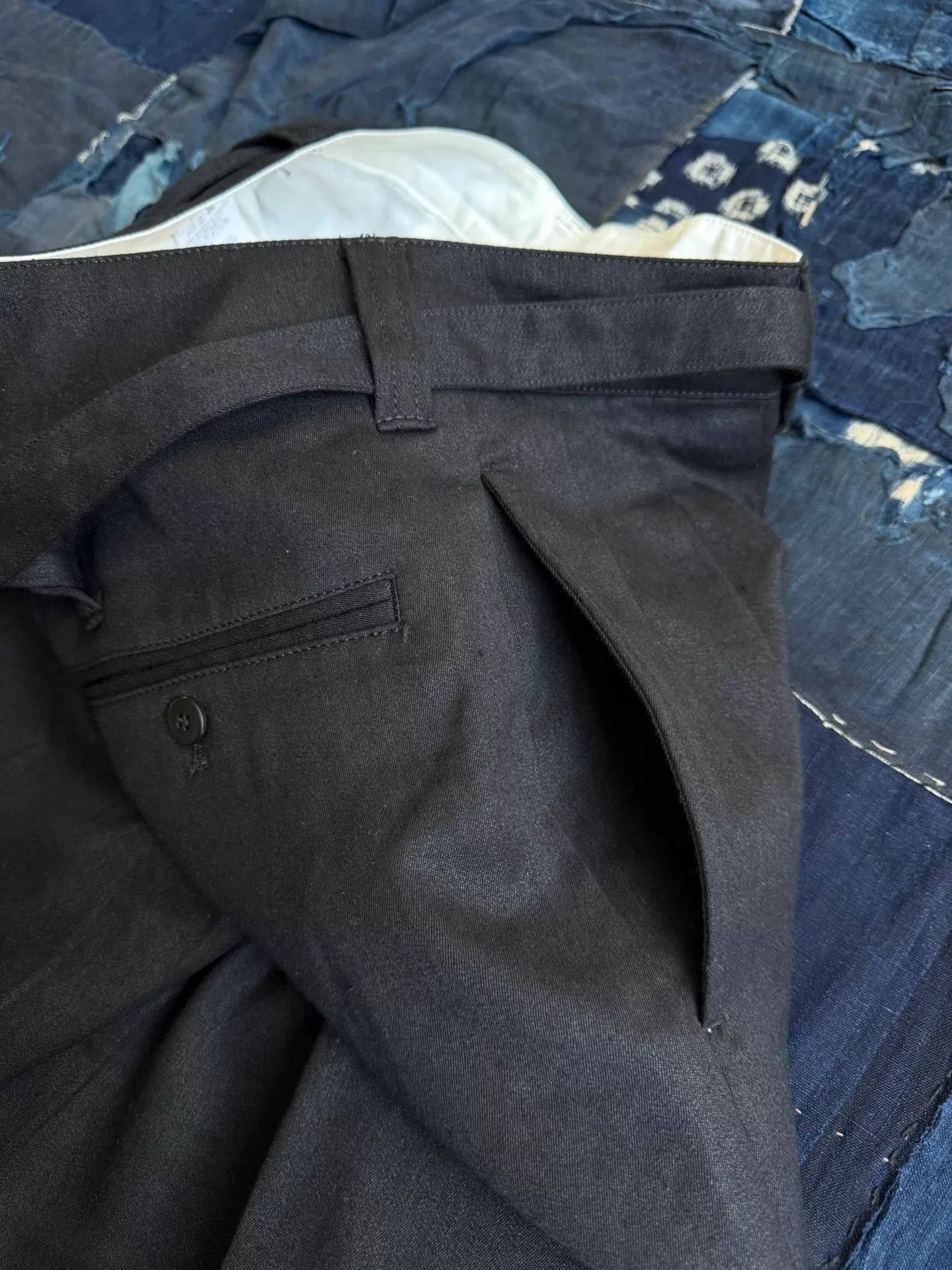 Visvim Black Pleated Casual Pants Size 34 Size US 34 / EU 50 - 6 Thumbnail