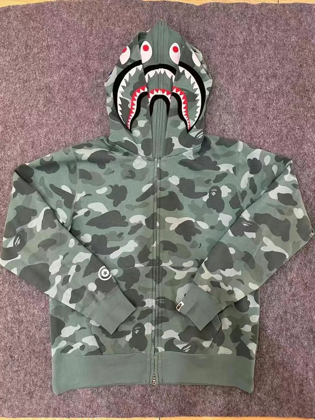 Bape Bape Multi Shark Sweatshirt Pullover Size US L / EU 52-54 / 3 - 1 Thumbnail
