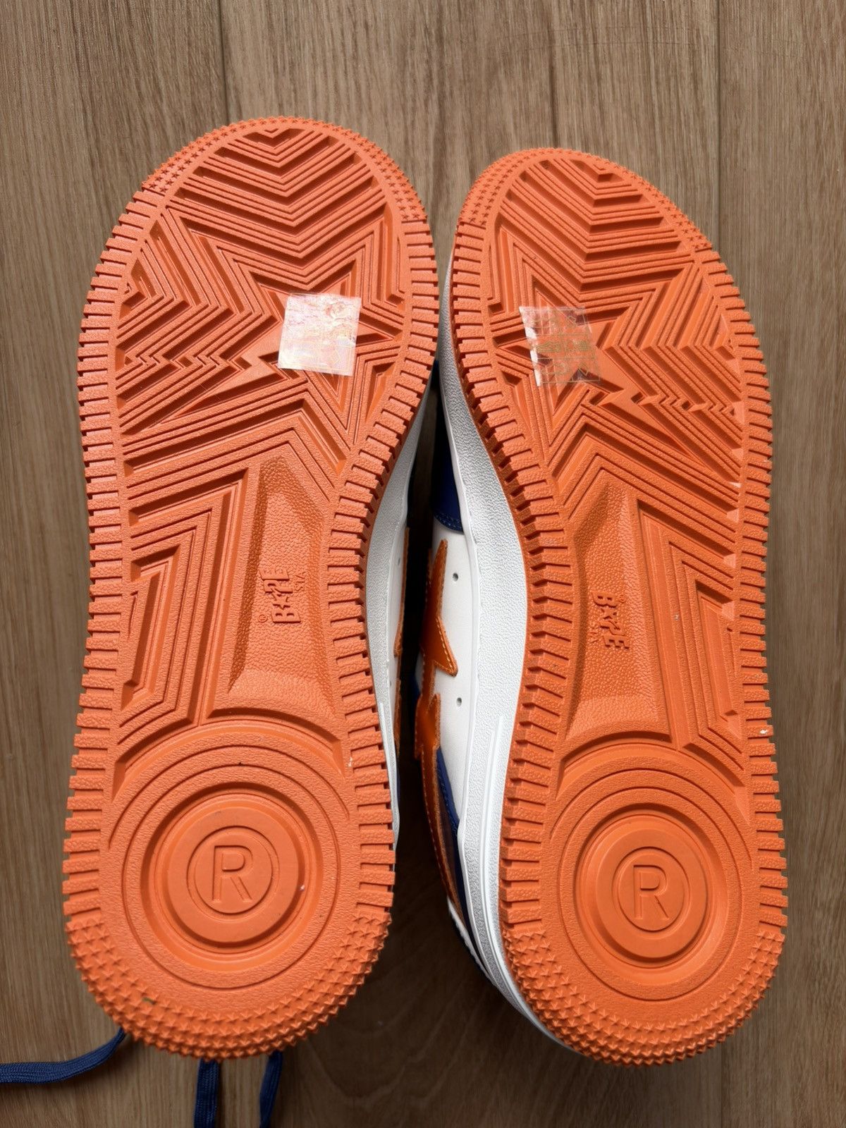 Bape A Bathing Ape Bape Sta #3 M2 White Blue Orange US 7 Size US 7 / EU 40 - 18 Thumbnail