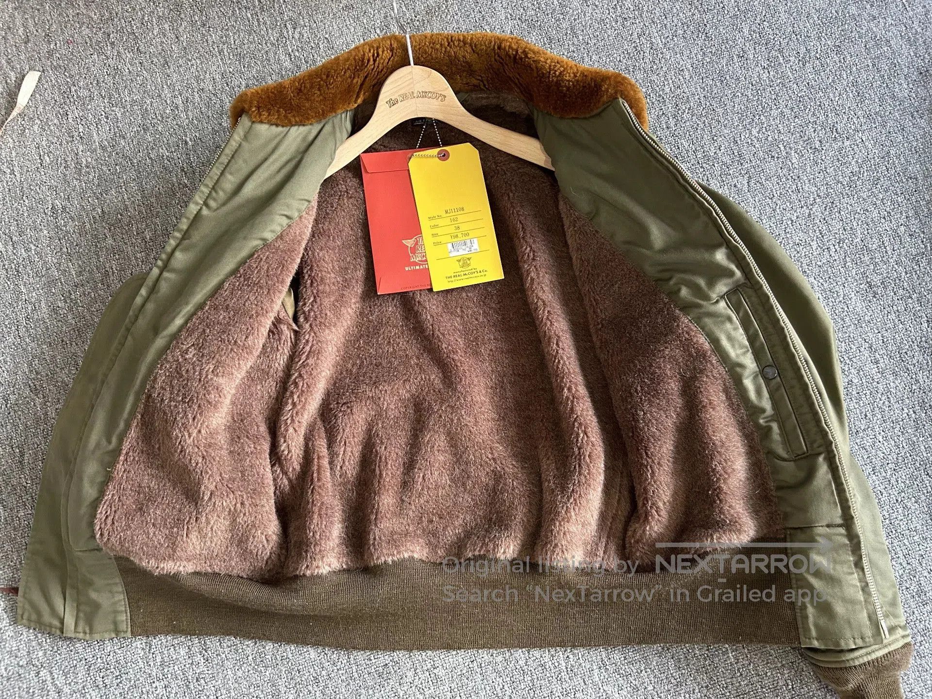 The Real McCoy's The Real McCoy B10 Flight Jacket. Size US M / EU 48-50 / 2 - 6 Thumbnail