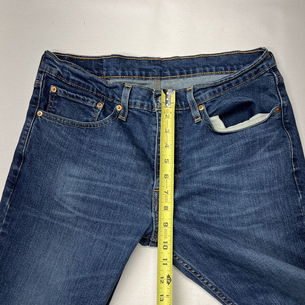 Levi's Levis Premium 511 Jeans Slim Fit Denim Blue Faded Washed Size US 34 / EU 50 - 18 Thumbnail