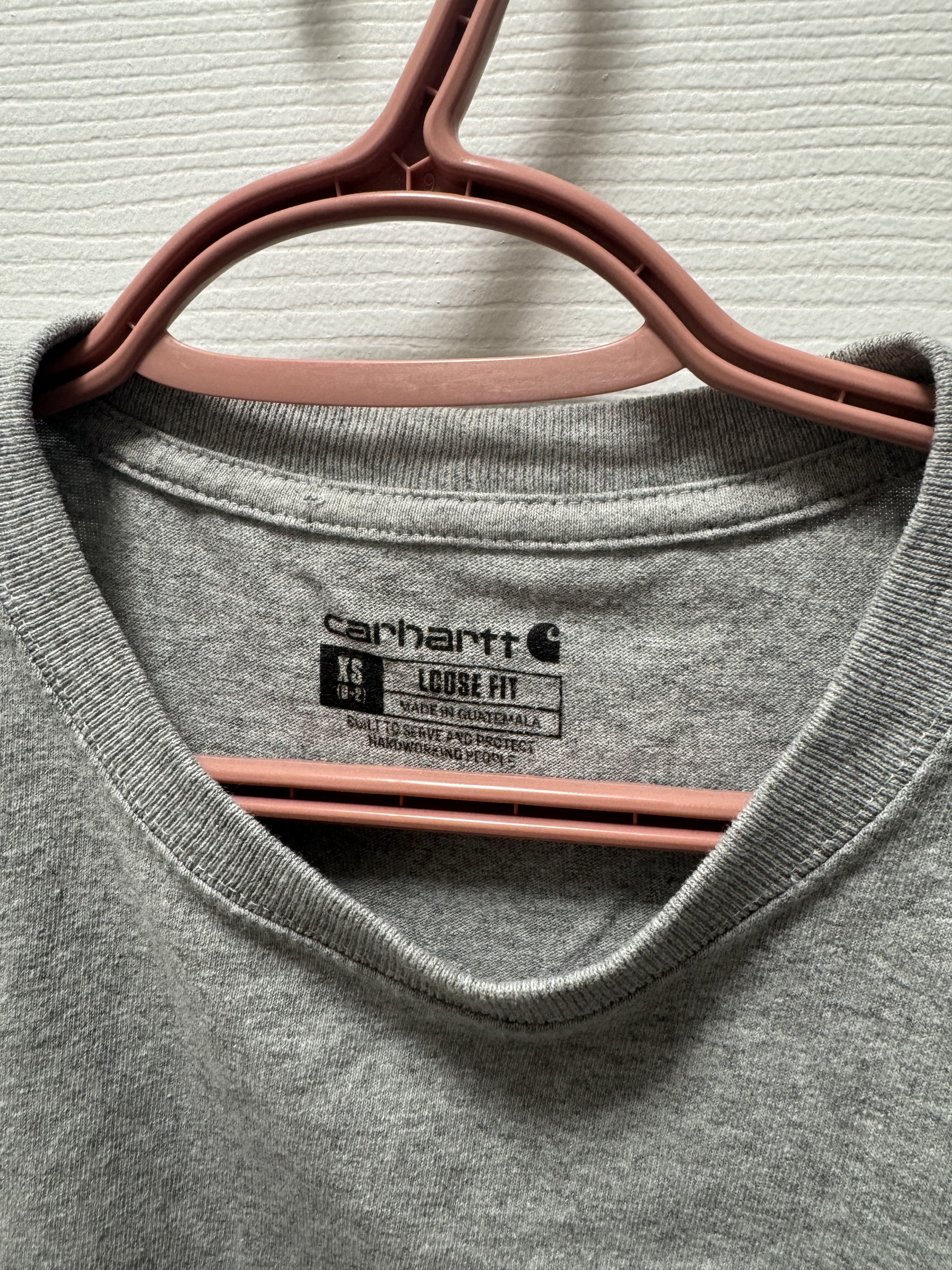 Carhartt × Vintage Carhartt Classic Loose Fit Grey Logo Shirt Workwear Vintage Size US S / EU 44-46 / 1 - 2 Thumbnail