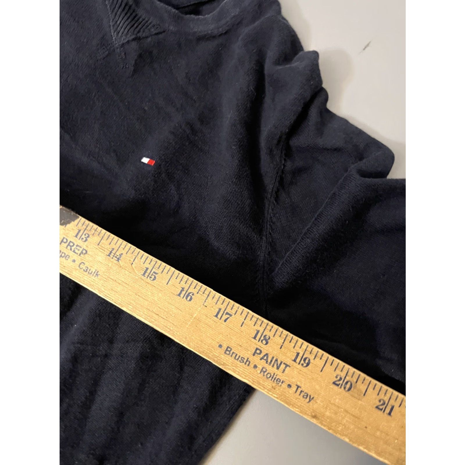 Tommy Hilfiger Tommy Hilfiger Sweater Mens Small BlackCrew Neck Premium Cotton Pullover Size US S / EU 44-46 / 1 - 5 Thumbnail