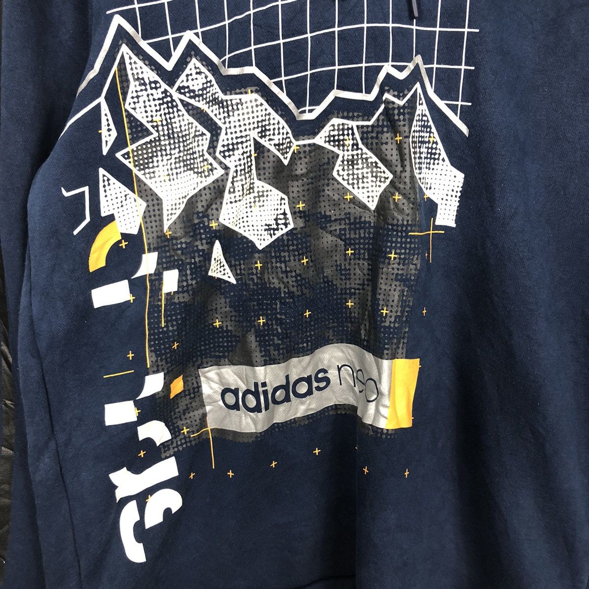 Adidas 📌Adidas Hoodie Pull Over Rare Big Logo Over Design Size US L / EU 52-54 / 3 - 16 Thumbnail