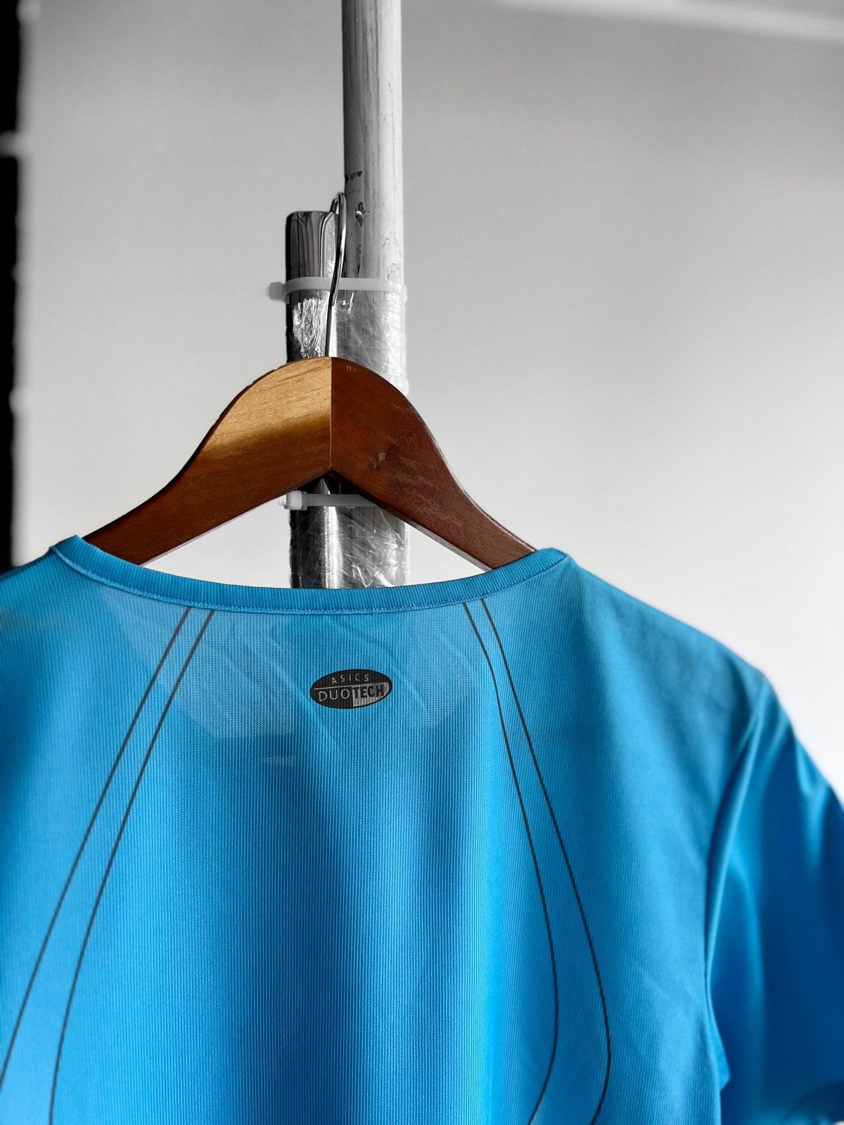 Asics × Vintage Asics Womens Blue Vintage Active Short Sleeve T-Shirt Size S / US 4 / IT 40 - 4 Thumbnail