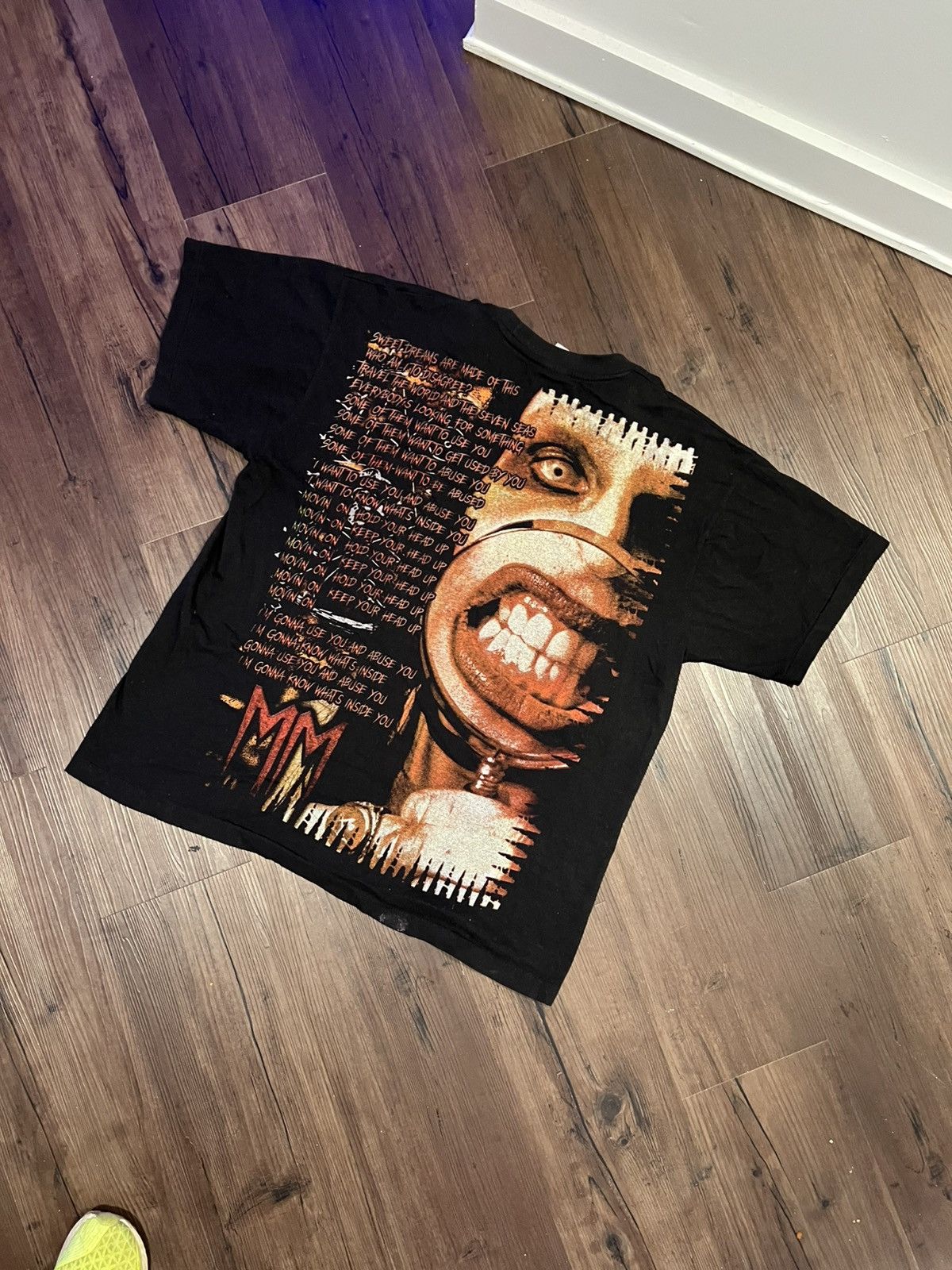 Marilyn Manson Vintage Marilyn Manson Tour Tee Shirt Size US XL / EU 56 / 4 - 4 Thumbnail