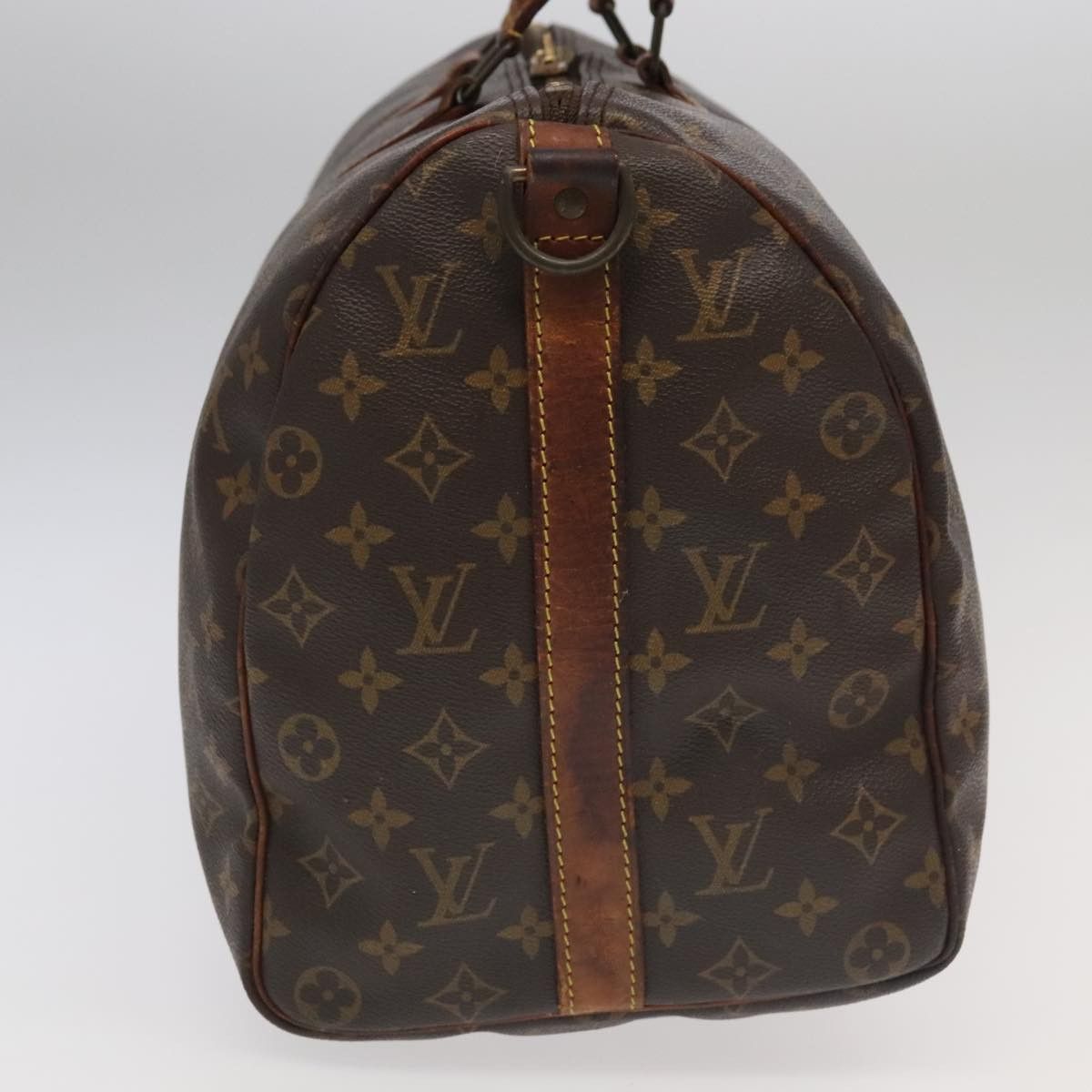 LOUIS VUITTON Monogram Keepall Bandouliere 45 Boston Bag