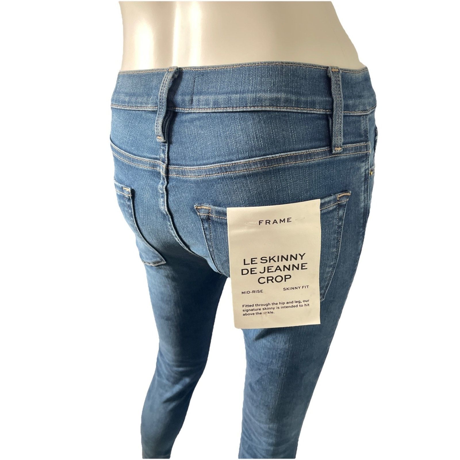 Frame Frame Denim Le Skinny De Jeanne Ankle MidRise Decades Jeans Size 27" / US 4 / IT 40 - 7 Thumbnail