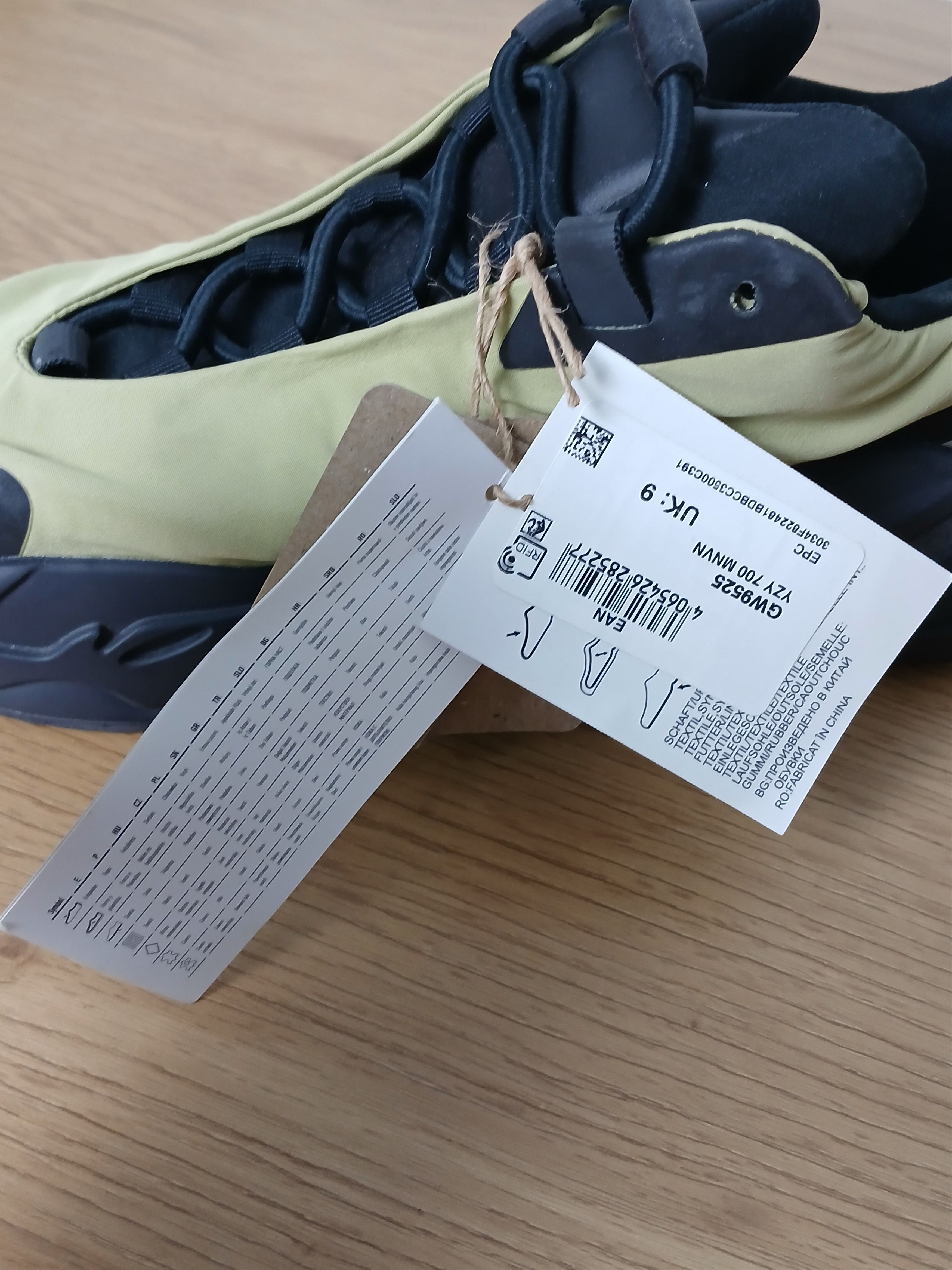 Adidas × Kanye West × Yeezy Adidas Yeezy Boost 700 MNVN Resin Sneakers Size US 9.5 / EU 42-43 - 14 Thumbnail