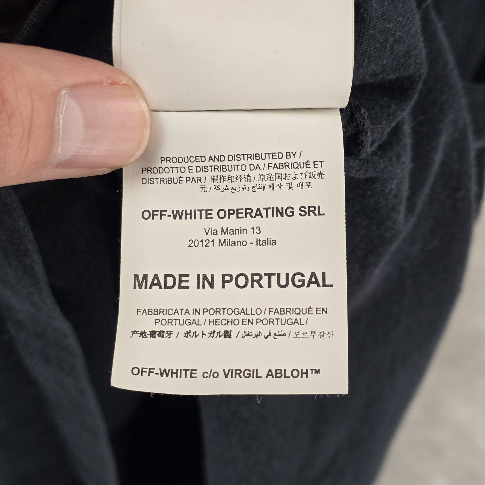 Off-White Off White Airport Tape Shirt L Operating SRL Virgil Abloh Size US L / EU 52-54 / 3 - 7 Thumbnail