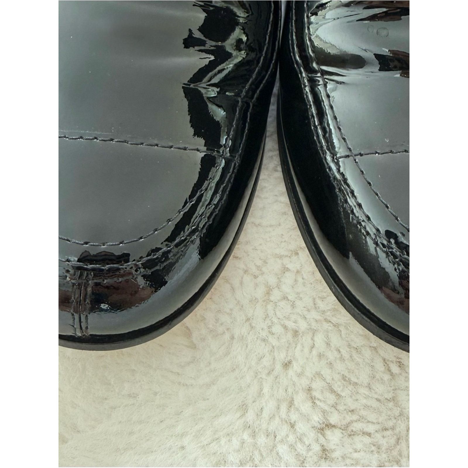Chanel Chanel Lace Up Ankle Boots Black Patent Leather Heel CC 39EU Size US 9 / IT 39 - 10 Thumbnail