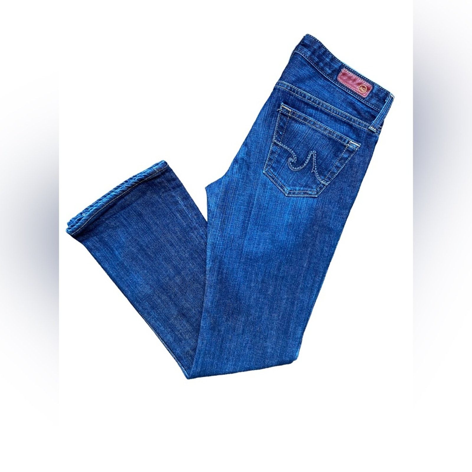 AG Adriano Goldschmied ADRIANO GOLDSCHMIED SLIM STRAIGHT JEANS Size 26" / US 2 / IT 38 - 2 Thumbnail