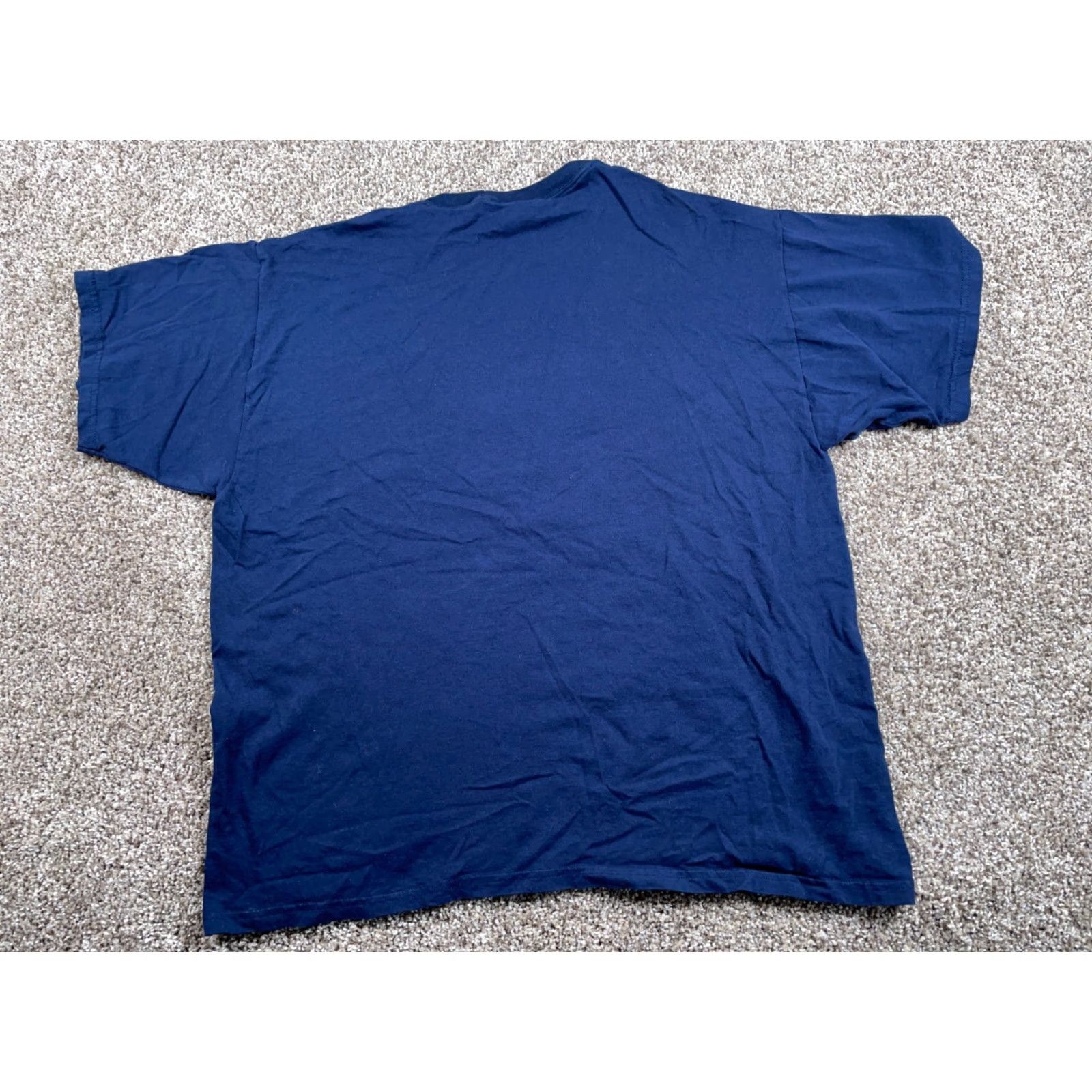 Vintage VINTAGE M&M's Blue Christmas T-Shirt Men 2XL Crew Neck Short Sleeve Holiday Retro Santa Clause Logo Graphic Print Cotton Jersey Size US XXL / EU 58 / 5 - 2 Thumbnail