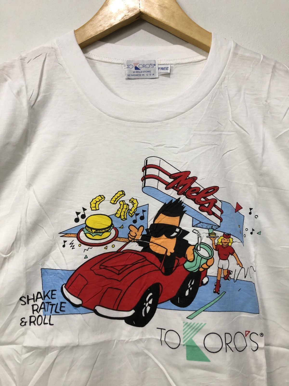 Vintage Vintage 90s Tokoro's Shake Rattle & Roll T-Shirt Size US L / EU 52-54 / 3 - 2 Thumbnail