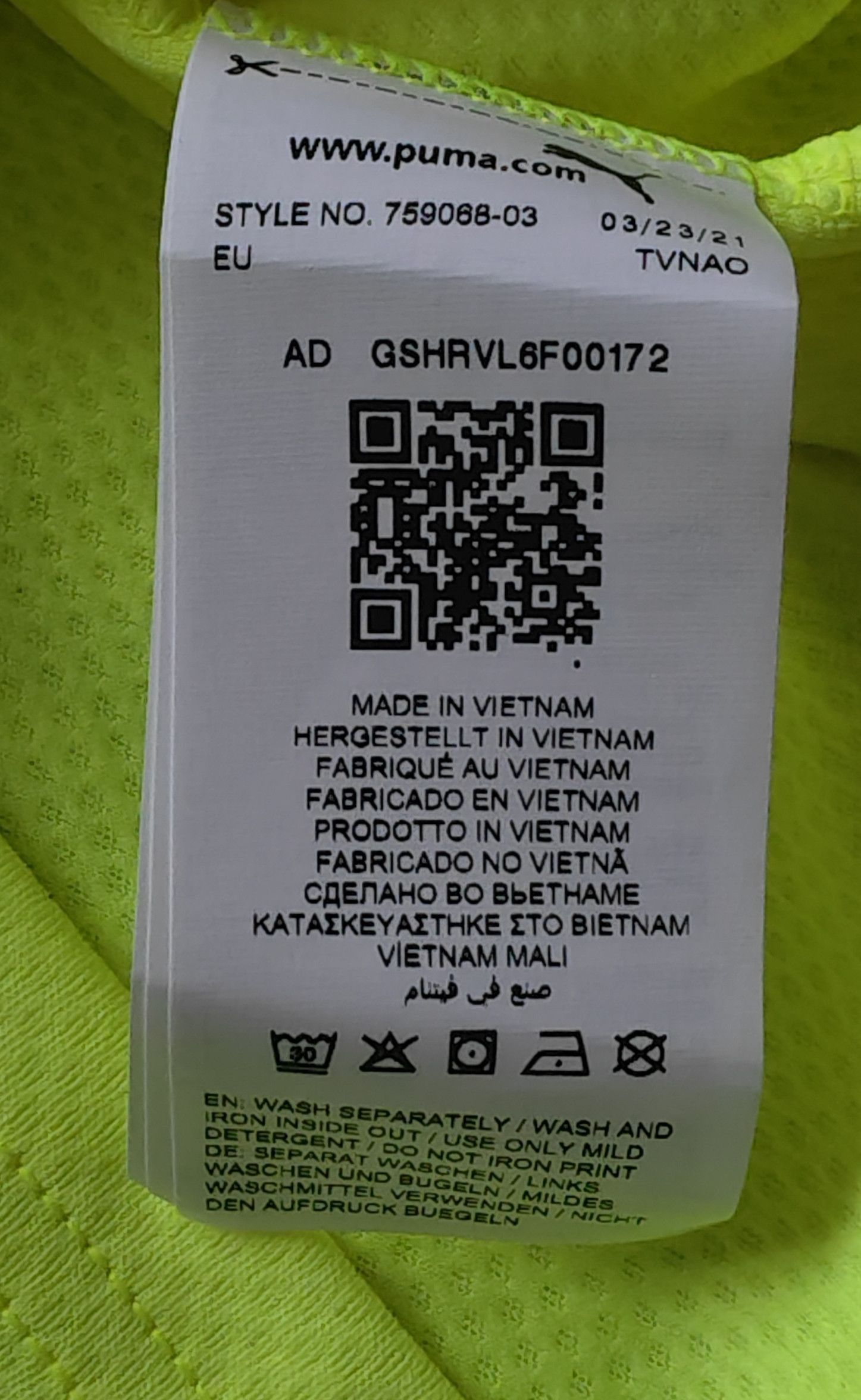 Puma orussia Dortmund bvb09 cup 2021 jersey football puma Size US S / EU 44-46 / 1 - 6 Thumbnail