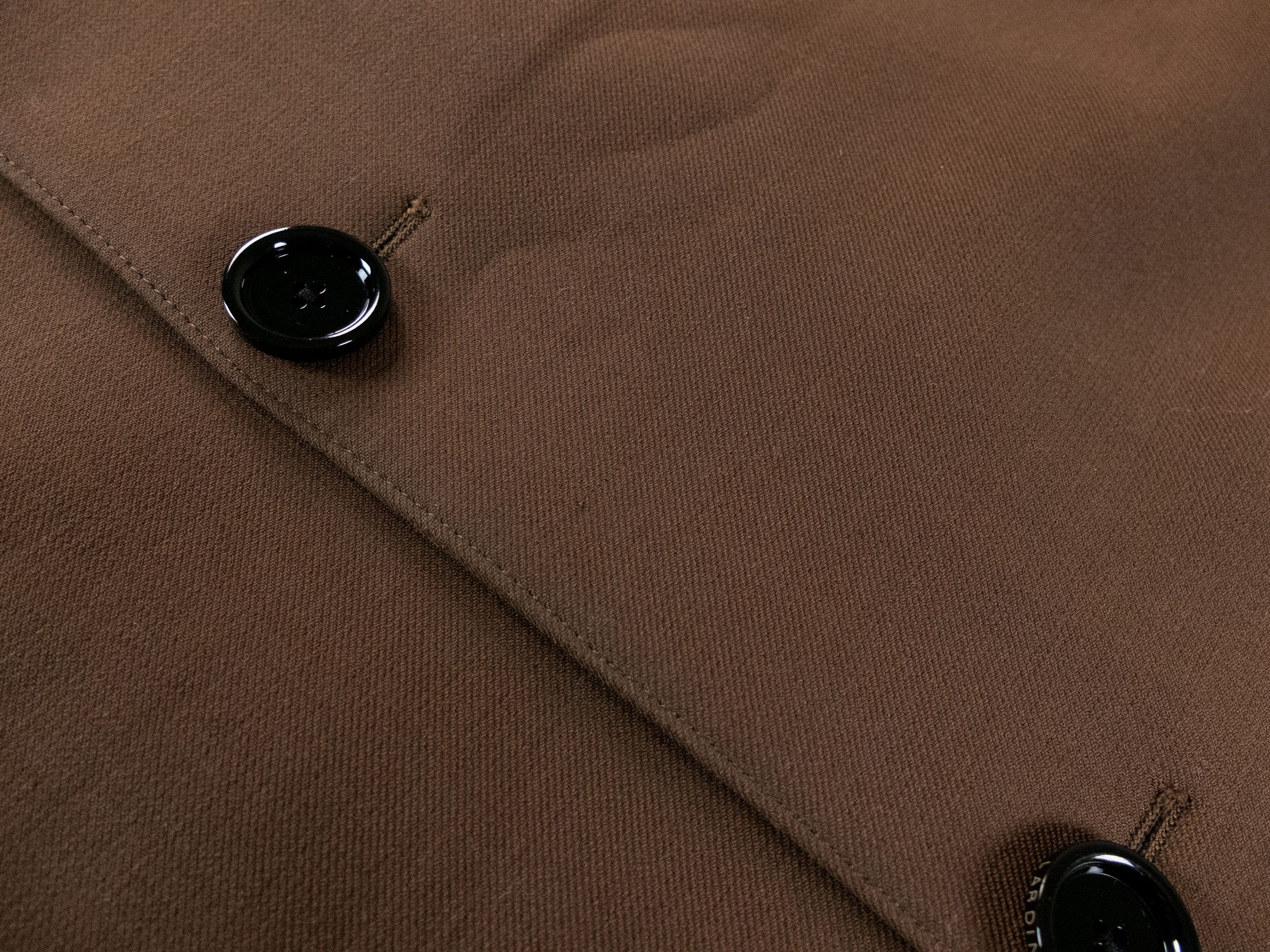 Lardini LARDINI easy wear brown wool overcoat Size 40 US / 50 IT Size US L / EU 52-54 / 3 - 8 Thumbnail