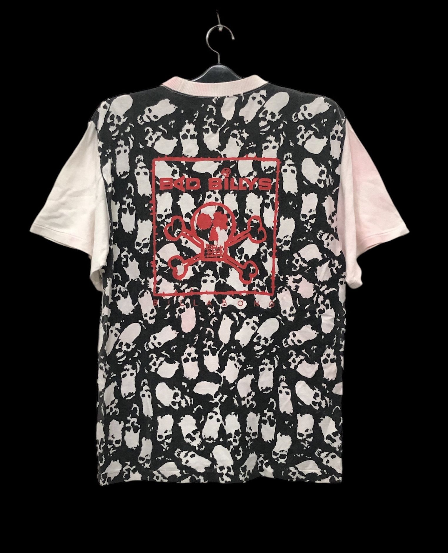 Billabong Vintage 80s Billabong Bad Billy's Pirate Skull Crossbones Size US M / EU 48-50 / 2 - 2 Thumbnail