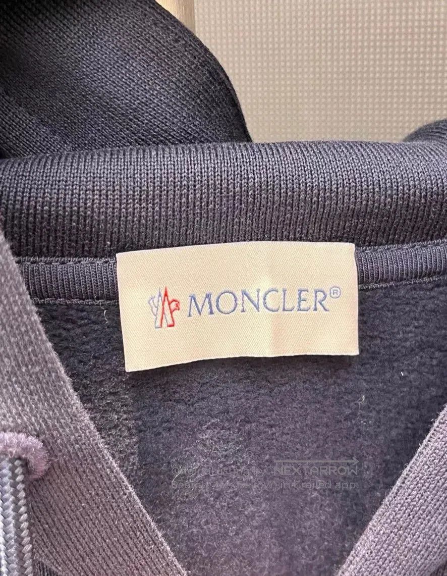 Moncler Moncler Men's Hooded Sweatshirt in Blue. Size US S / EU 44-46 / 1 - 8 Thumbnail
