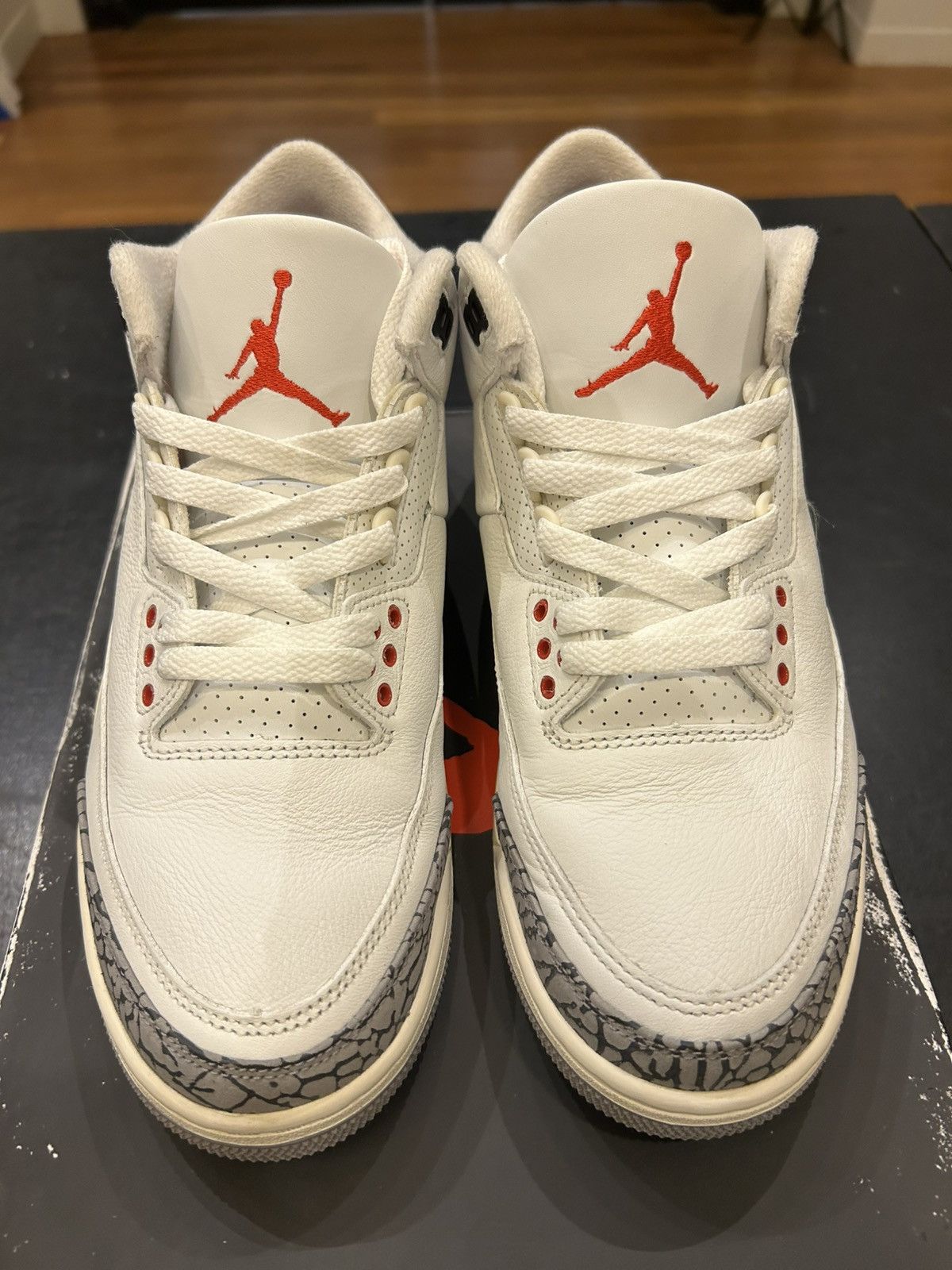 Jordan Brand Jordan 3 Retro ‘White Cement’ Size US 8 / EU 41 - 4 Thumbnail